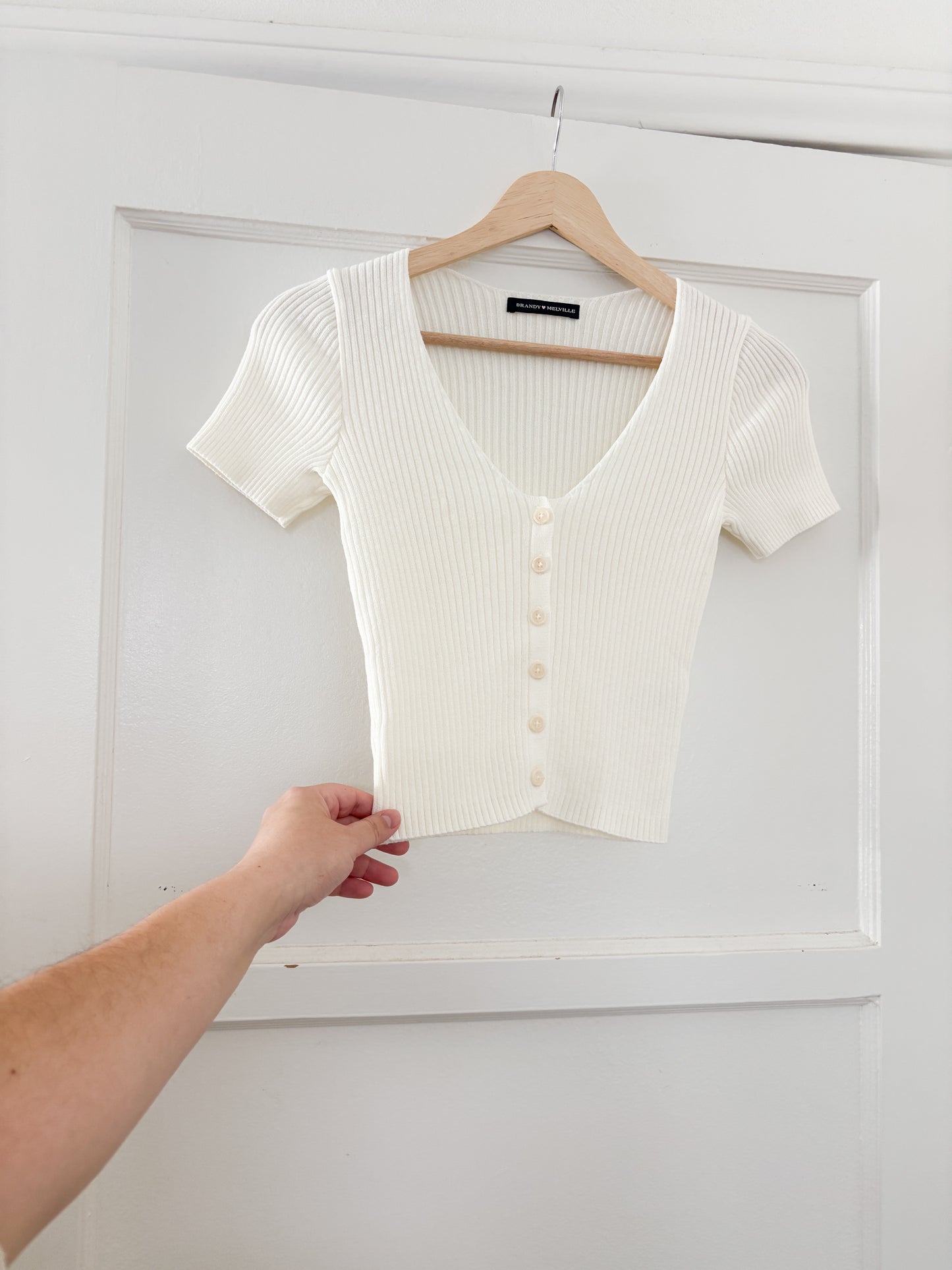 Brandy Melville Ribbed Top (S/M)