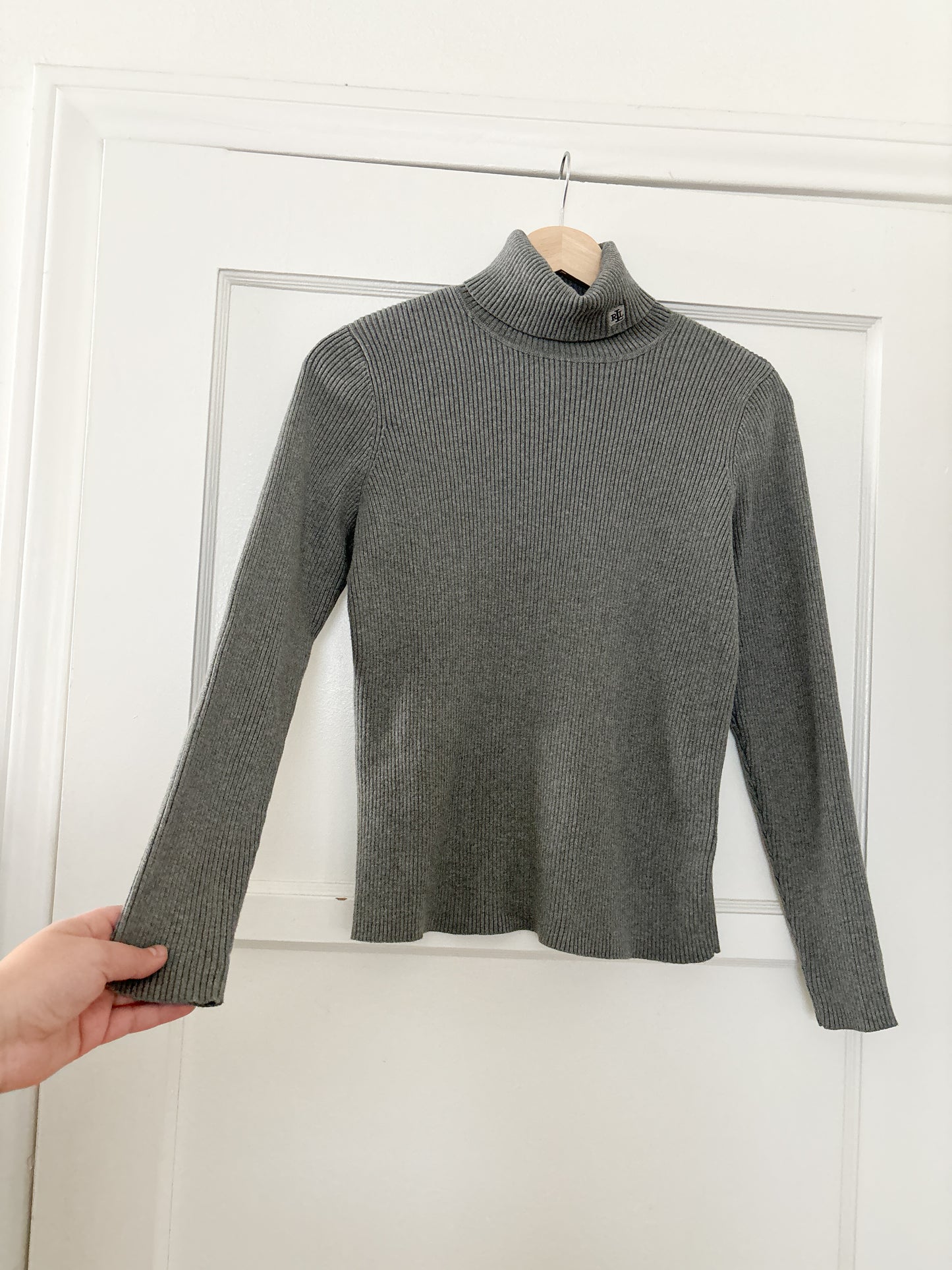Vintage Ralph Lauren ribbed turtleneck (S)