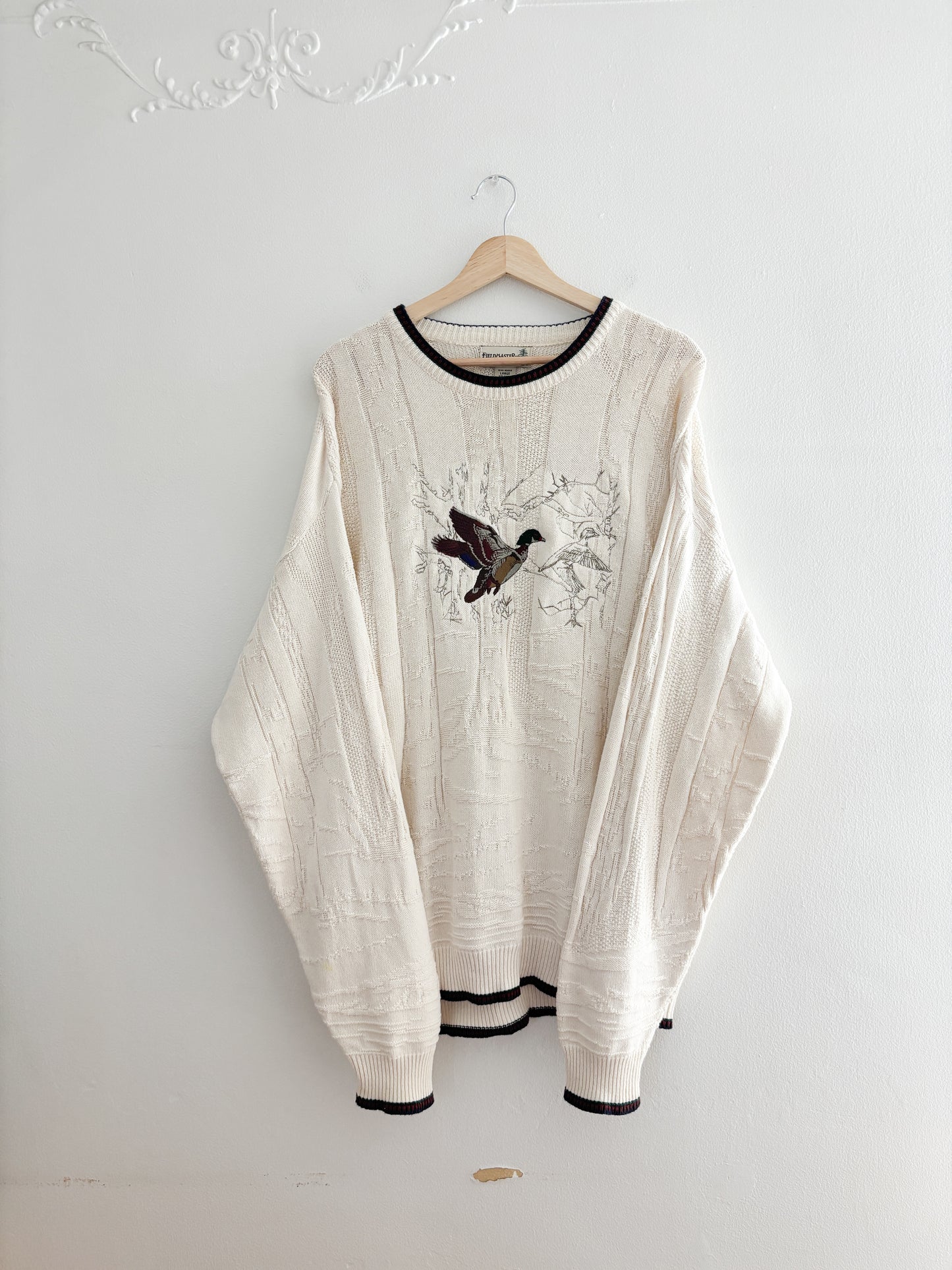Vintage Mallard Embroidered Sweater (L)