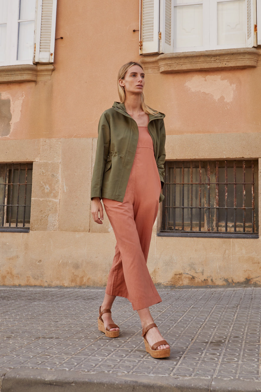 Uniqlo Linen Blend Jumpsuit (M)