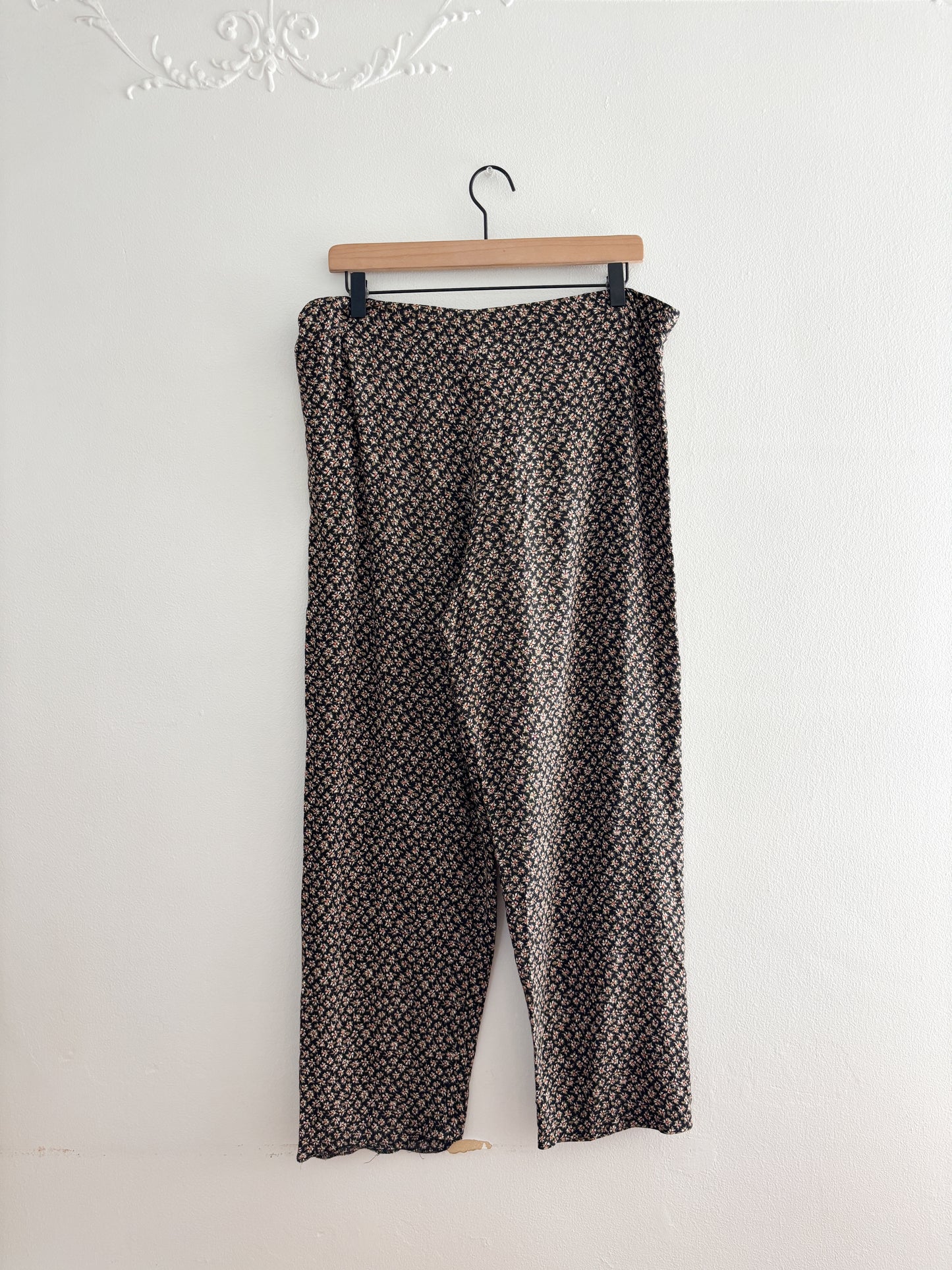 Vintage Floral Easy Pants (M/L)