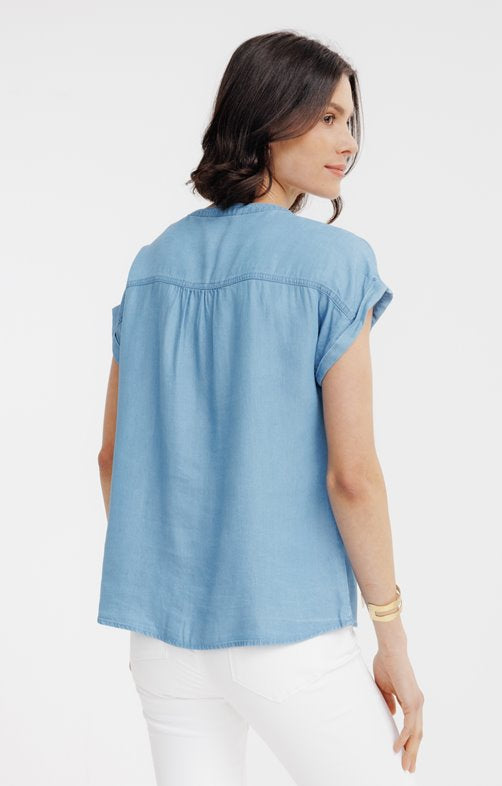 Armand Thiery Chambray Blouse