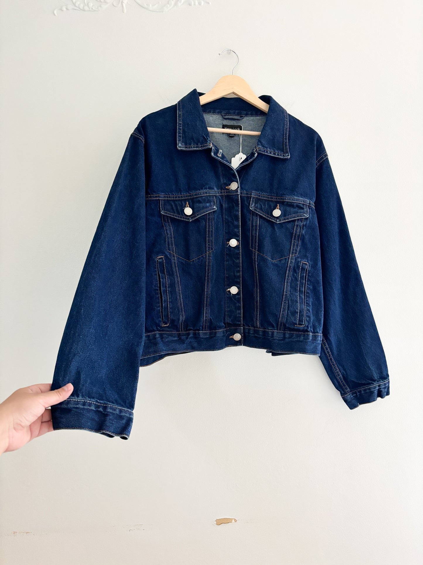 Dark Wash Denim Jacket (XXL)
