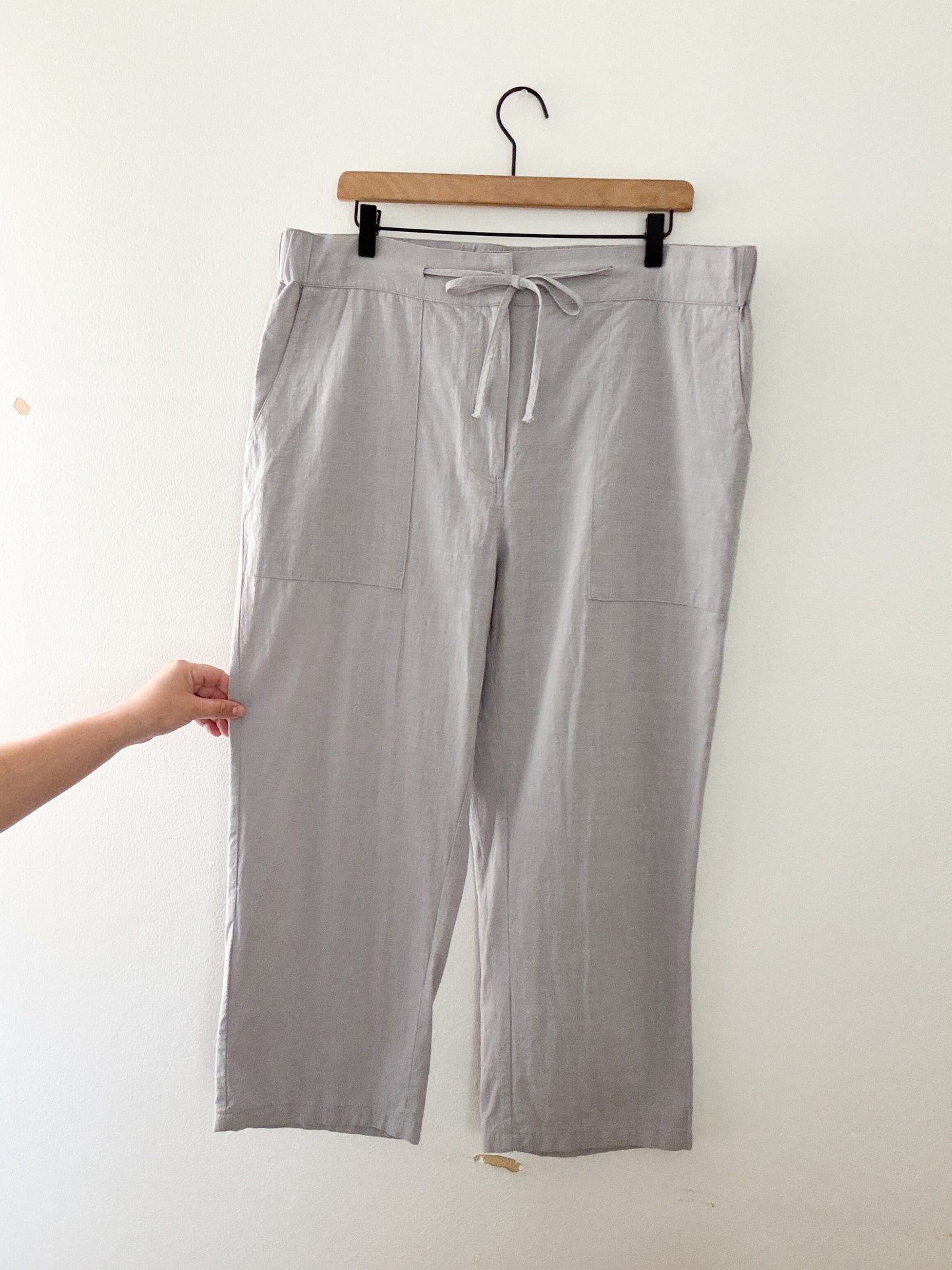 Cotton Blend Easy pants (XL)