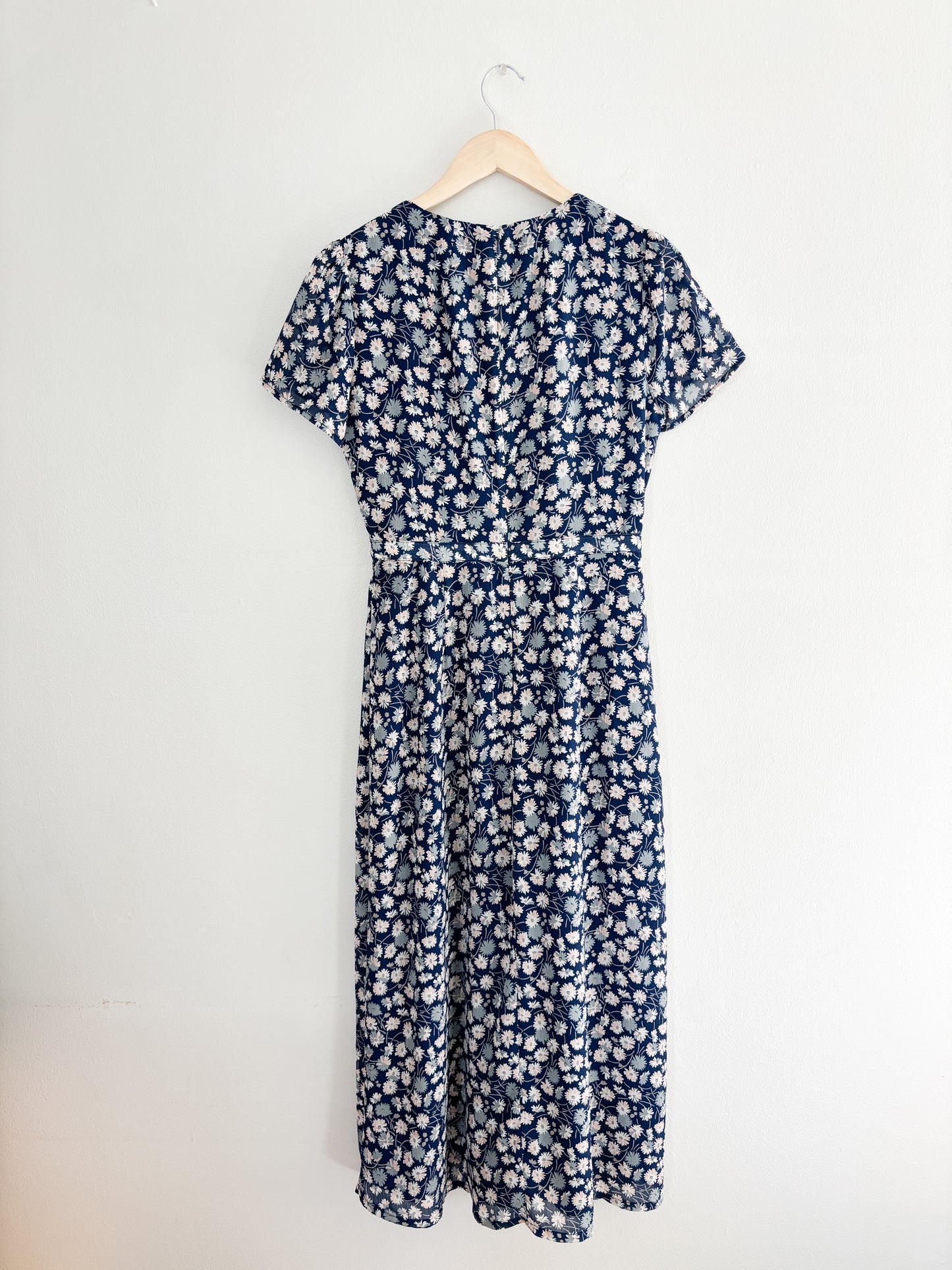 Madewell Blue Floral Dress (4)