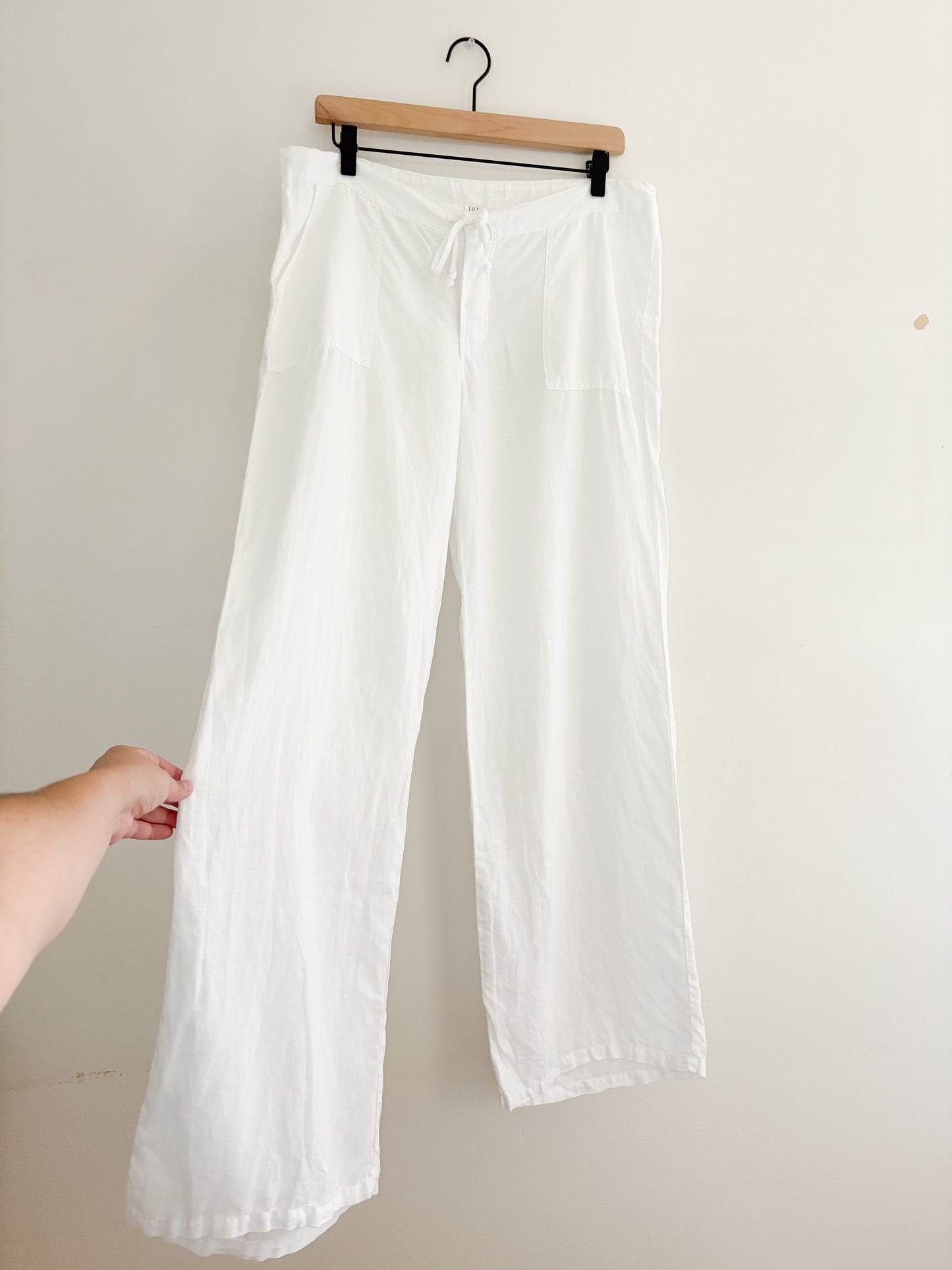 White Linen Pants (L)