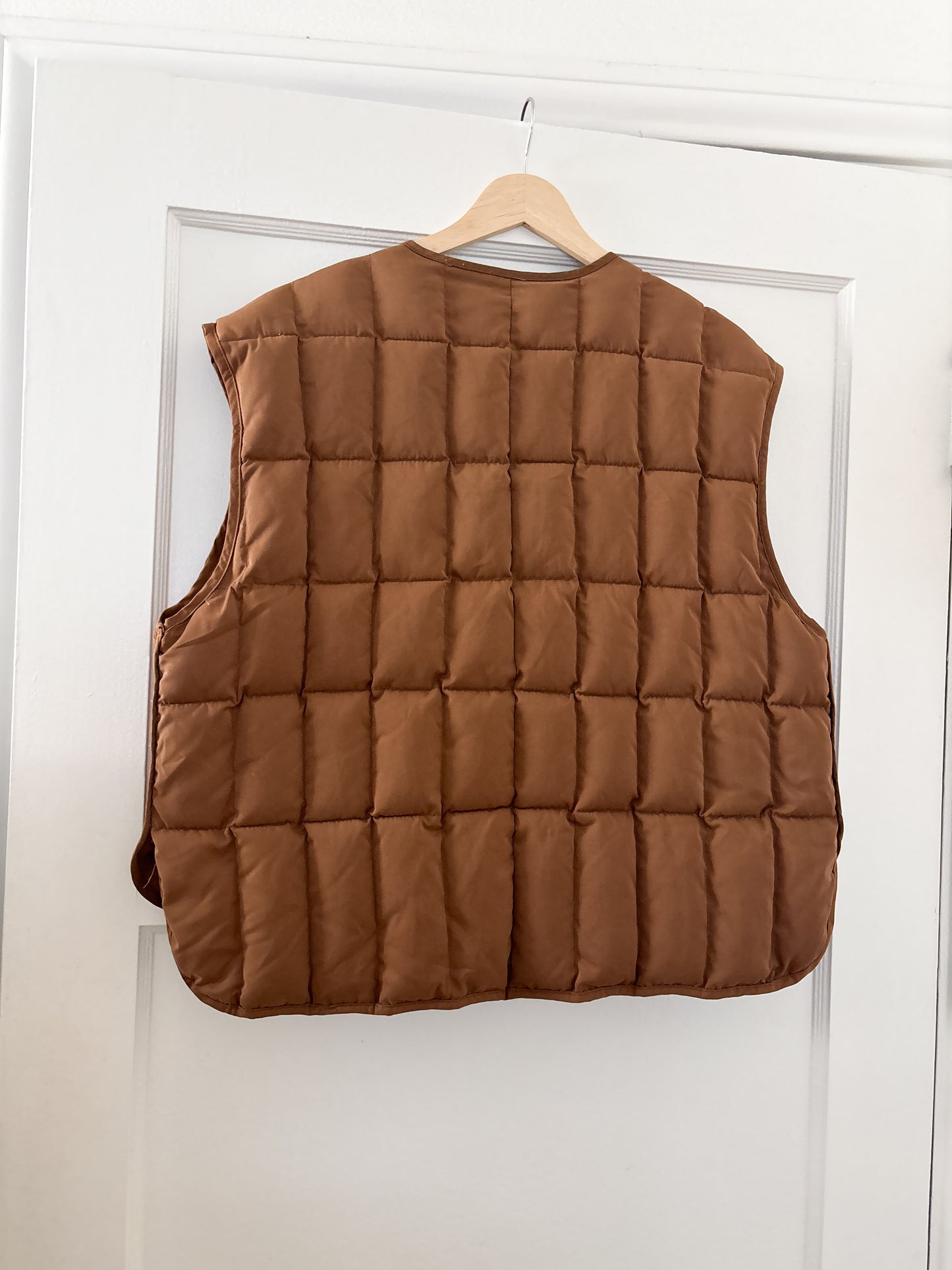 Lucky YY Brown Puffer Vest (OS)