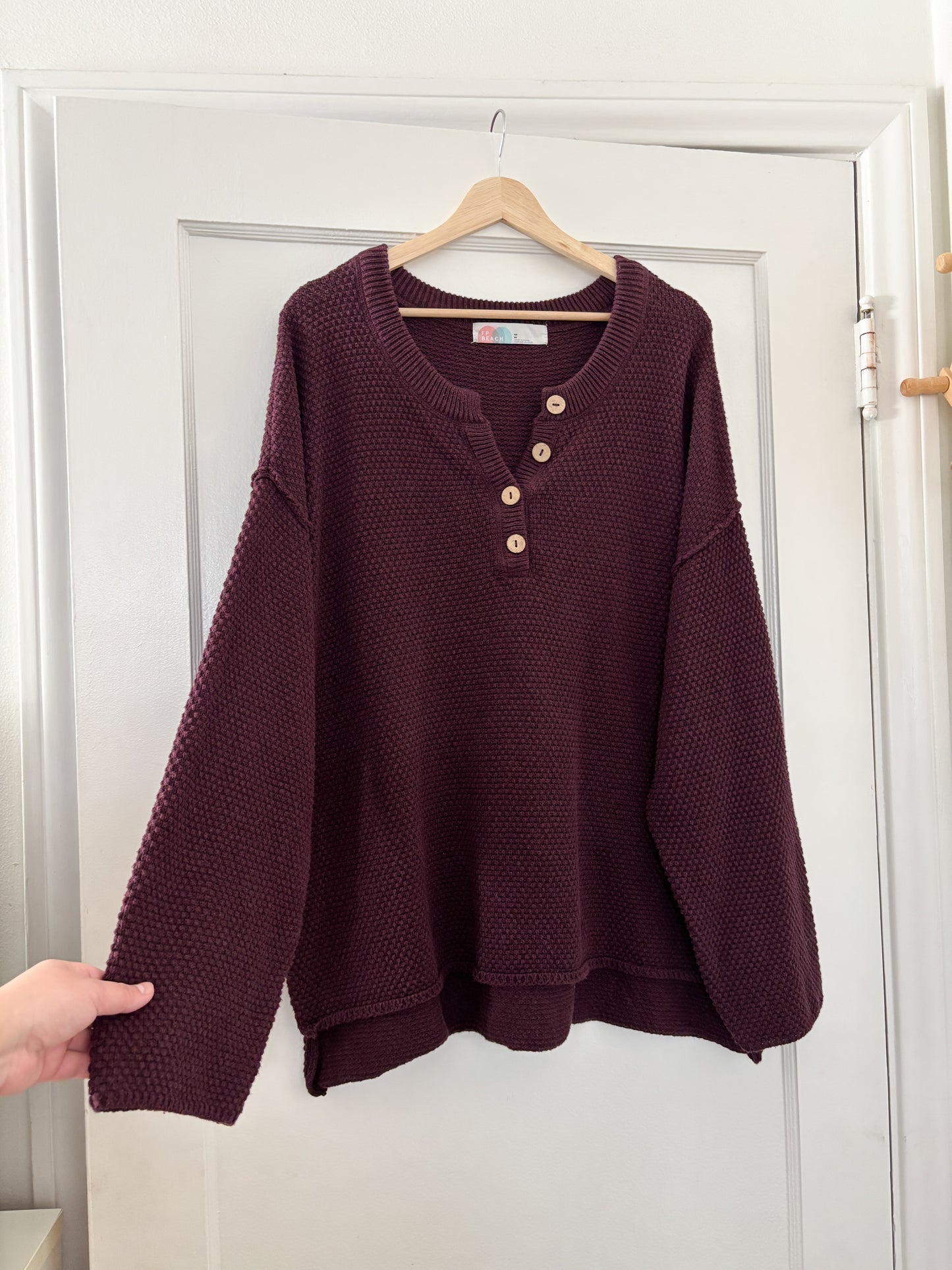 Free People Henley Sweater (M)