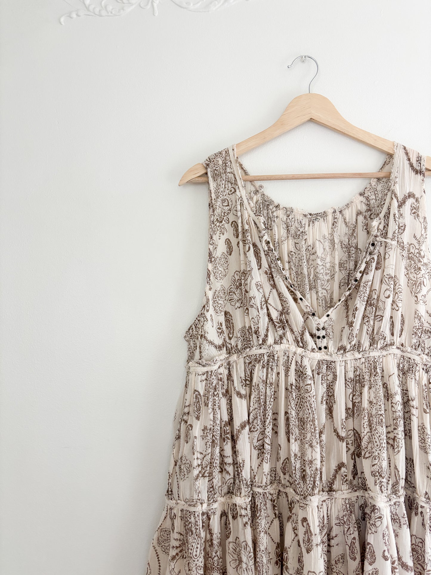Free People Sundown Nightie Mini Dress (S)