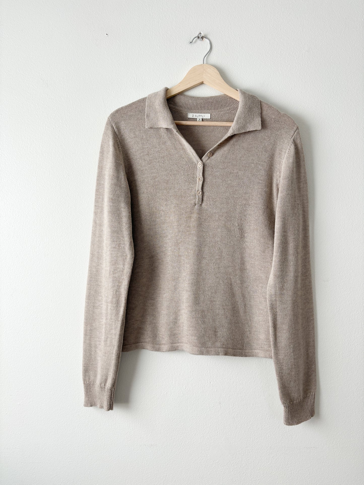 Z Supply knit sweater polo