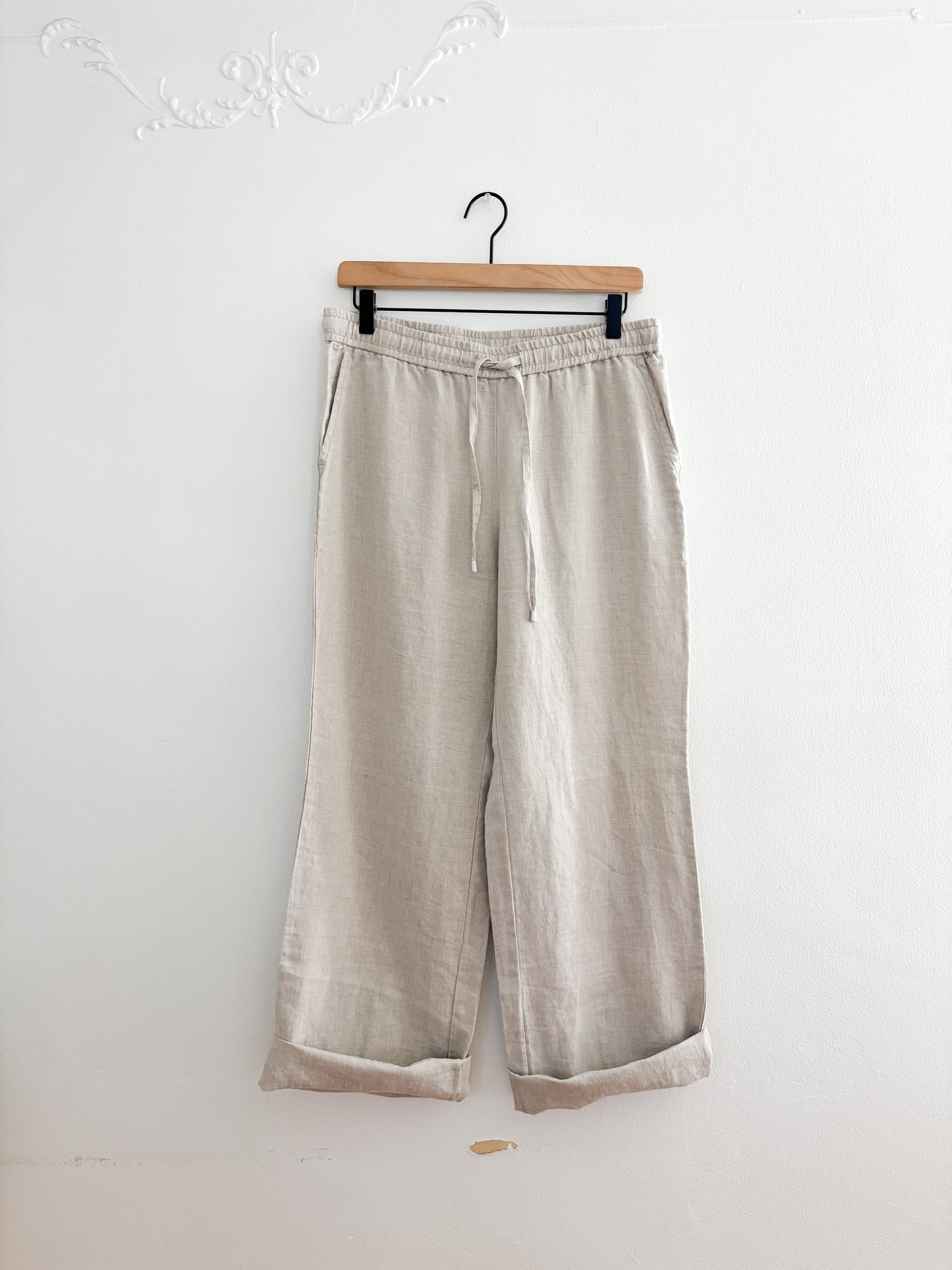 Tommy Bahama Oat Linen Easy Pants (S)