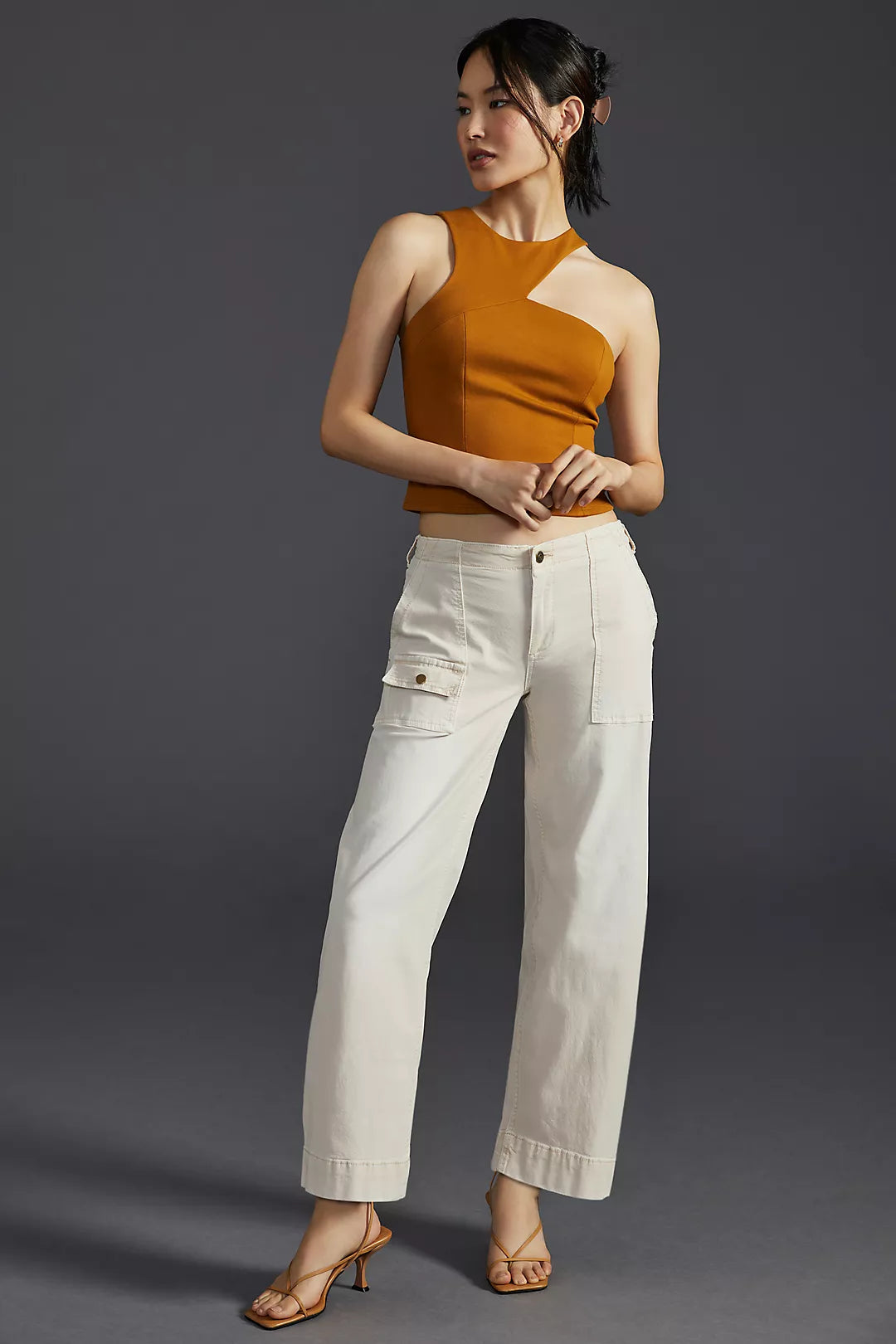 Anthropologie Pilcro Low Rise Relaxed Trousers (32/33”)
