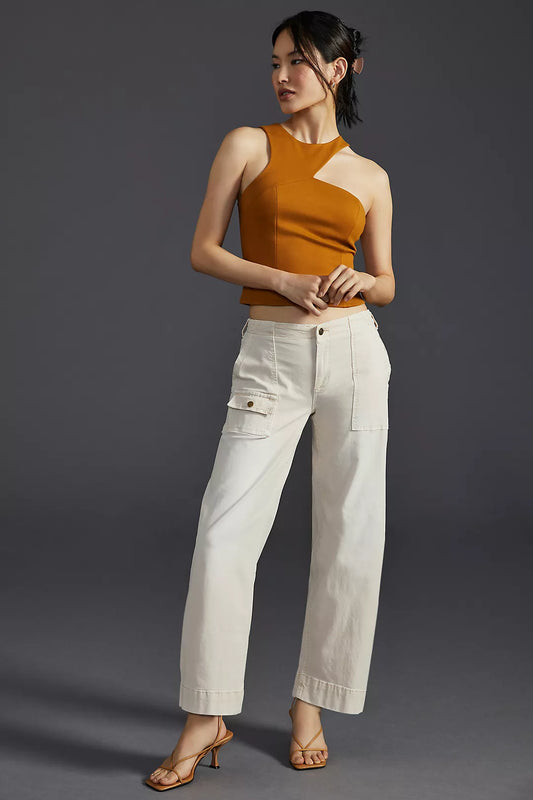 Anthropologie Pilcro Low Rise Relaxed Trousers (32/33”)