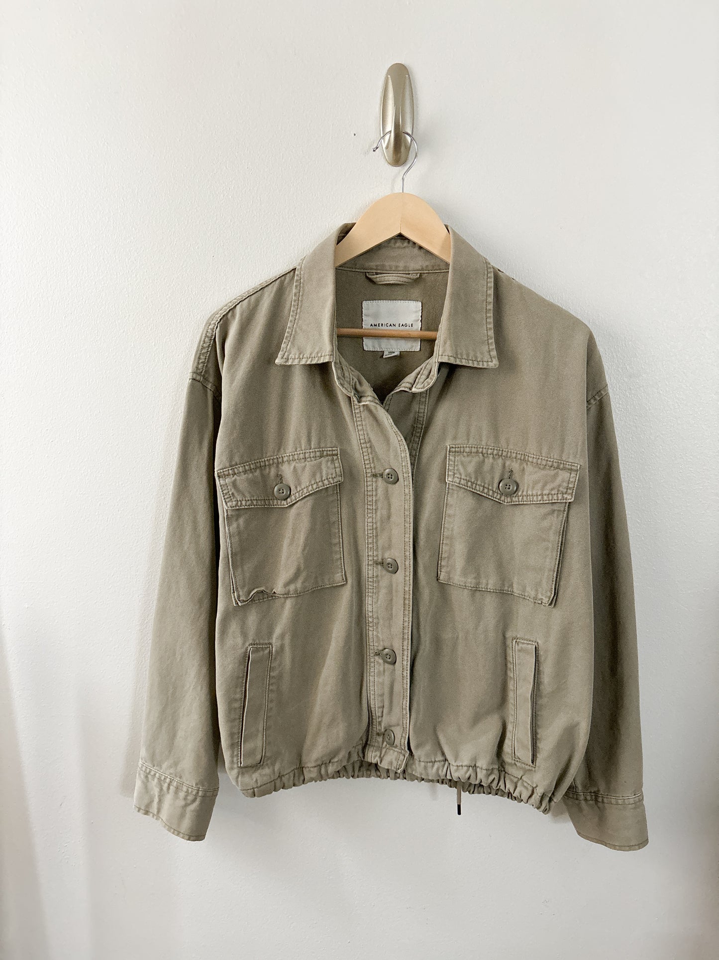 American Eagle Cropped Military Jacket (S)