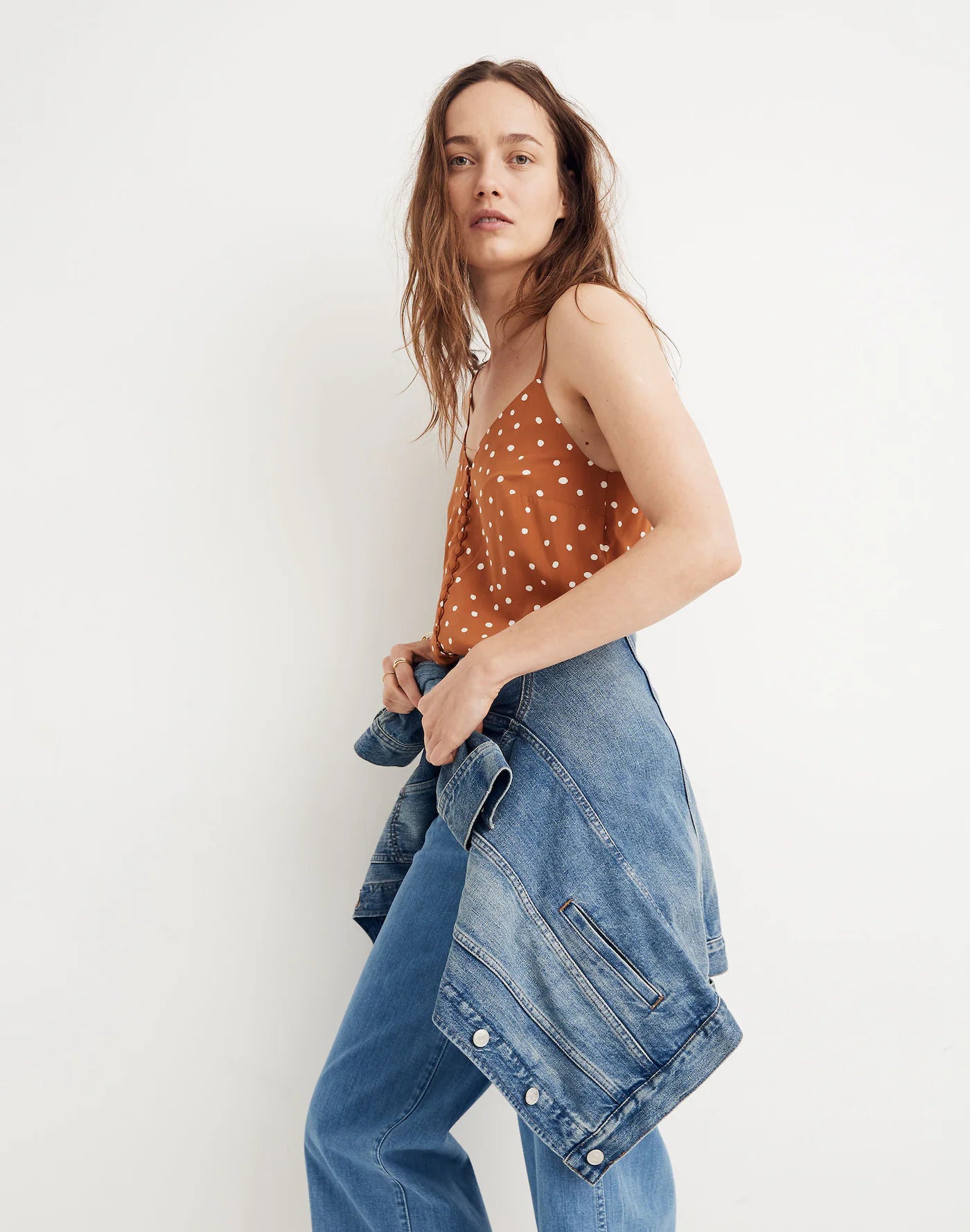 Madewell polka dot tank (S/M)