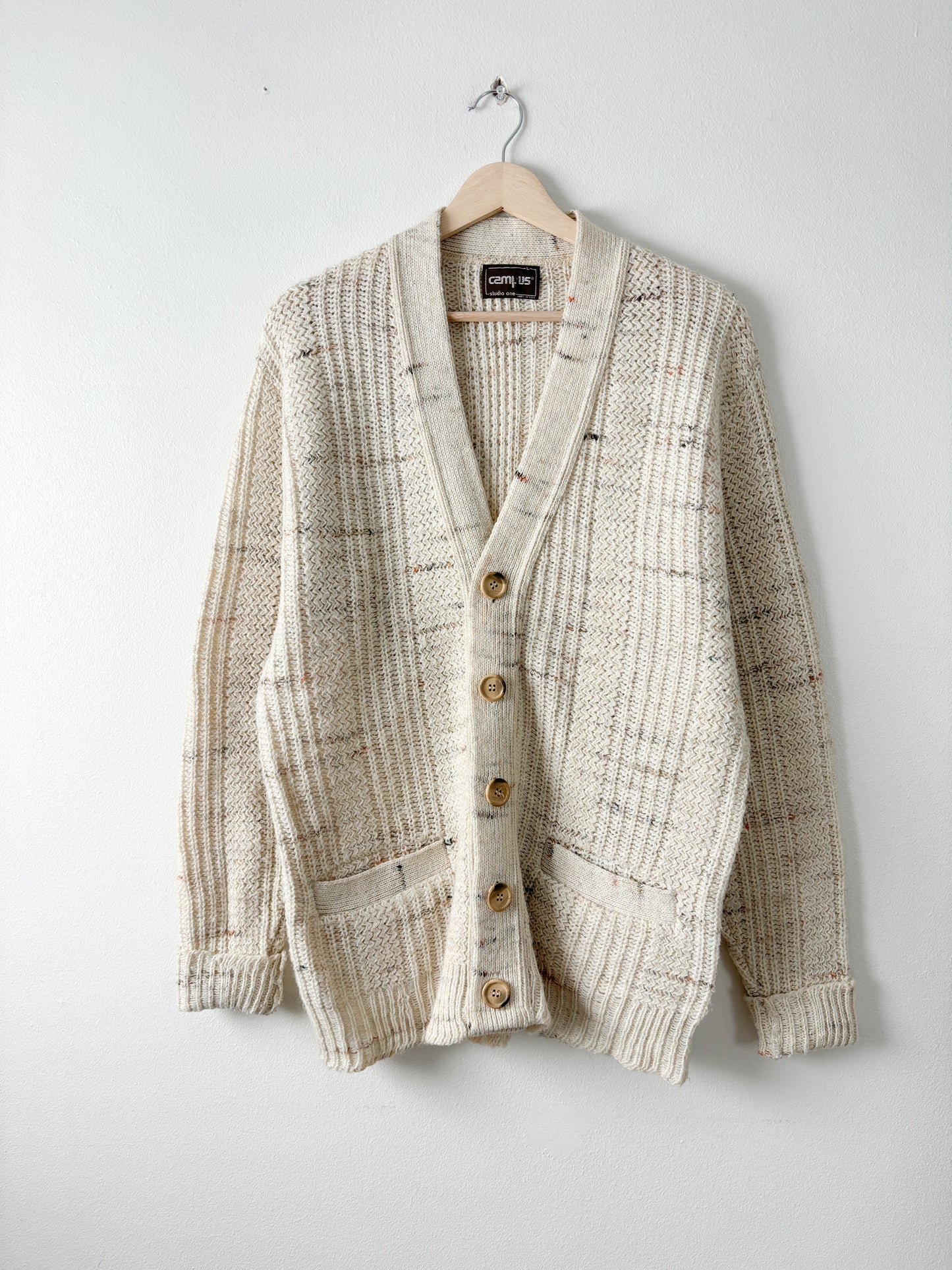 Vintage Speckled Cardigan