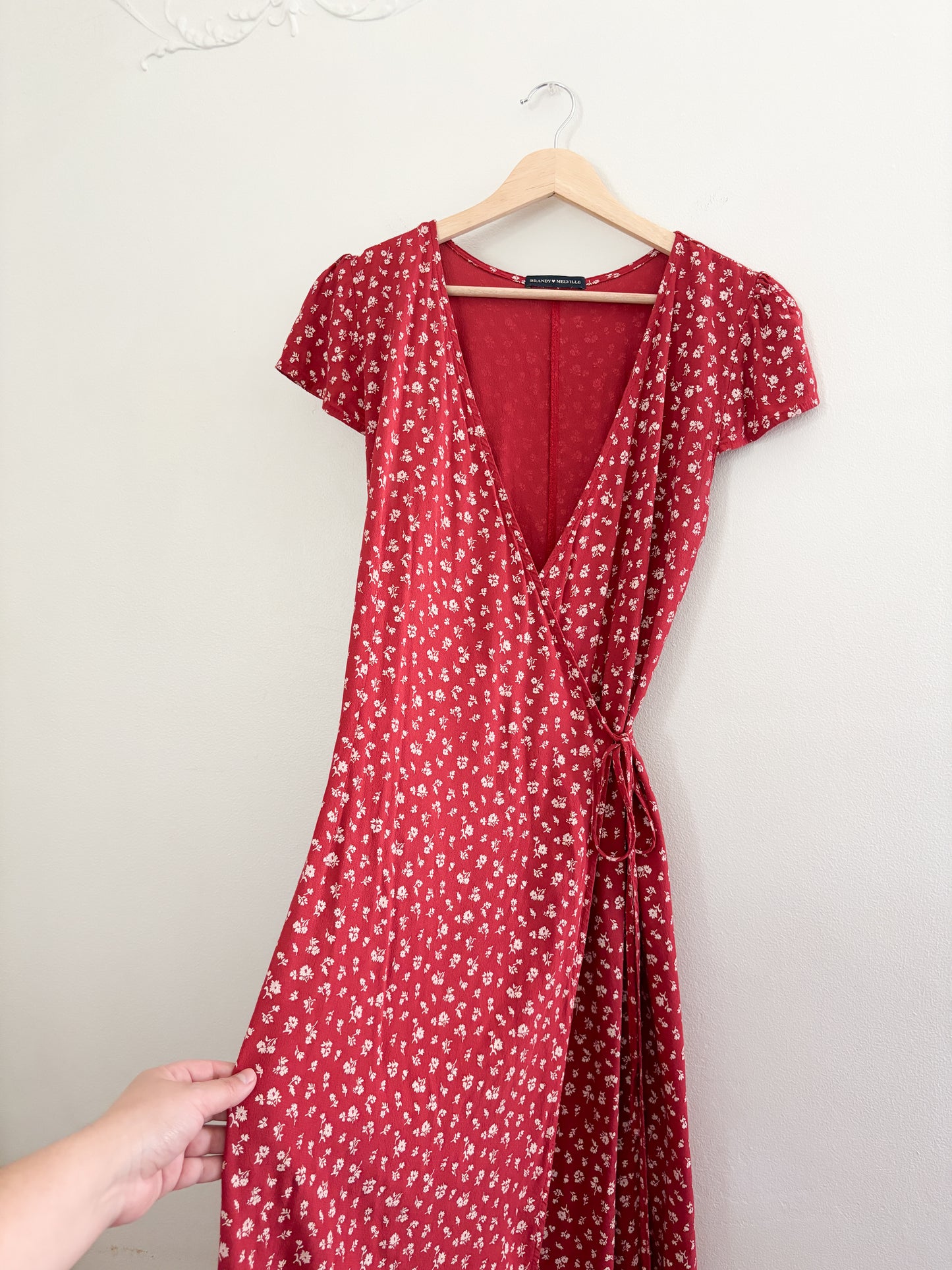 Brandy Mellville Floral Wrap dress (S/M)