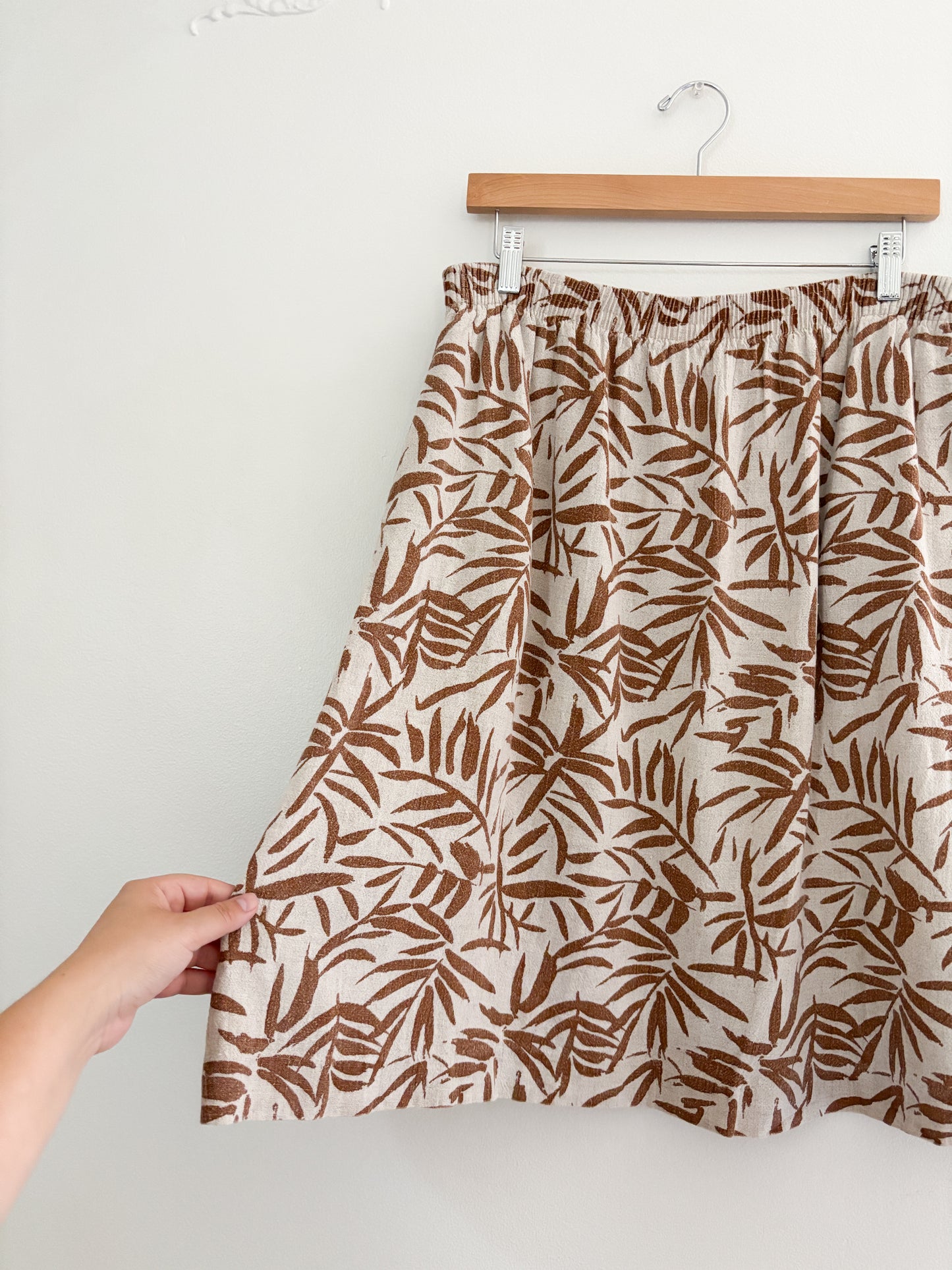 Vintage Linen Easy Skirt