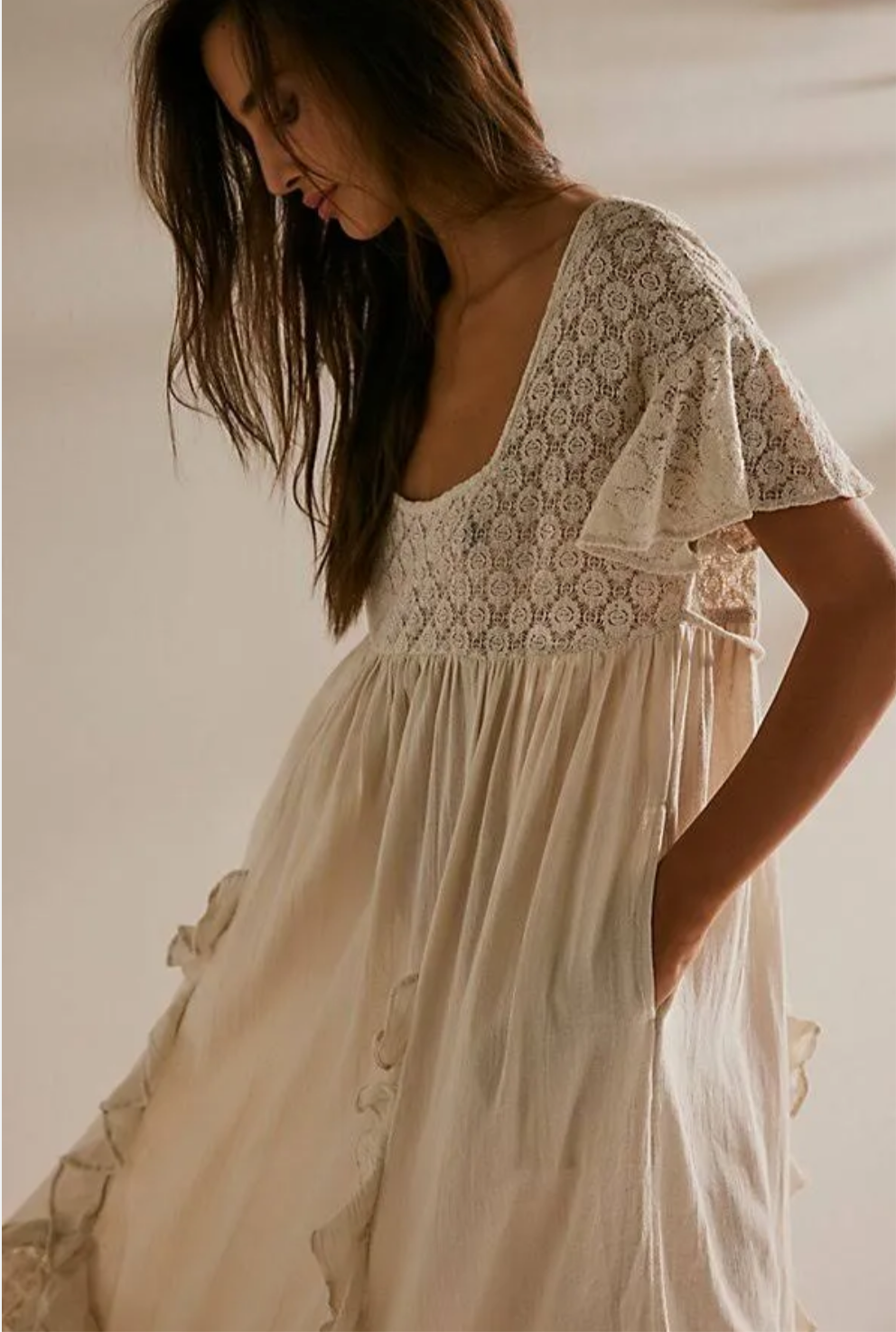 NWT Free People Bring The Romance Maxi Dress (S)