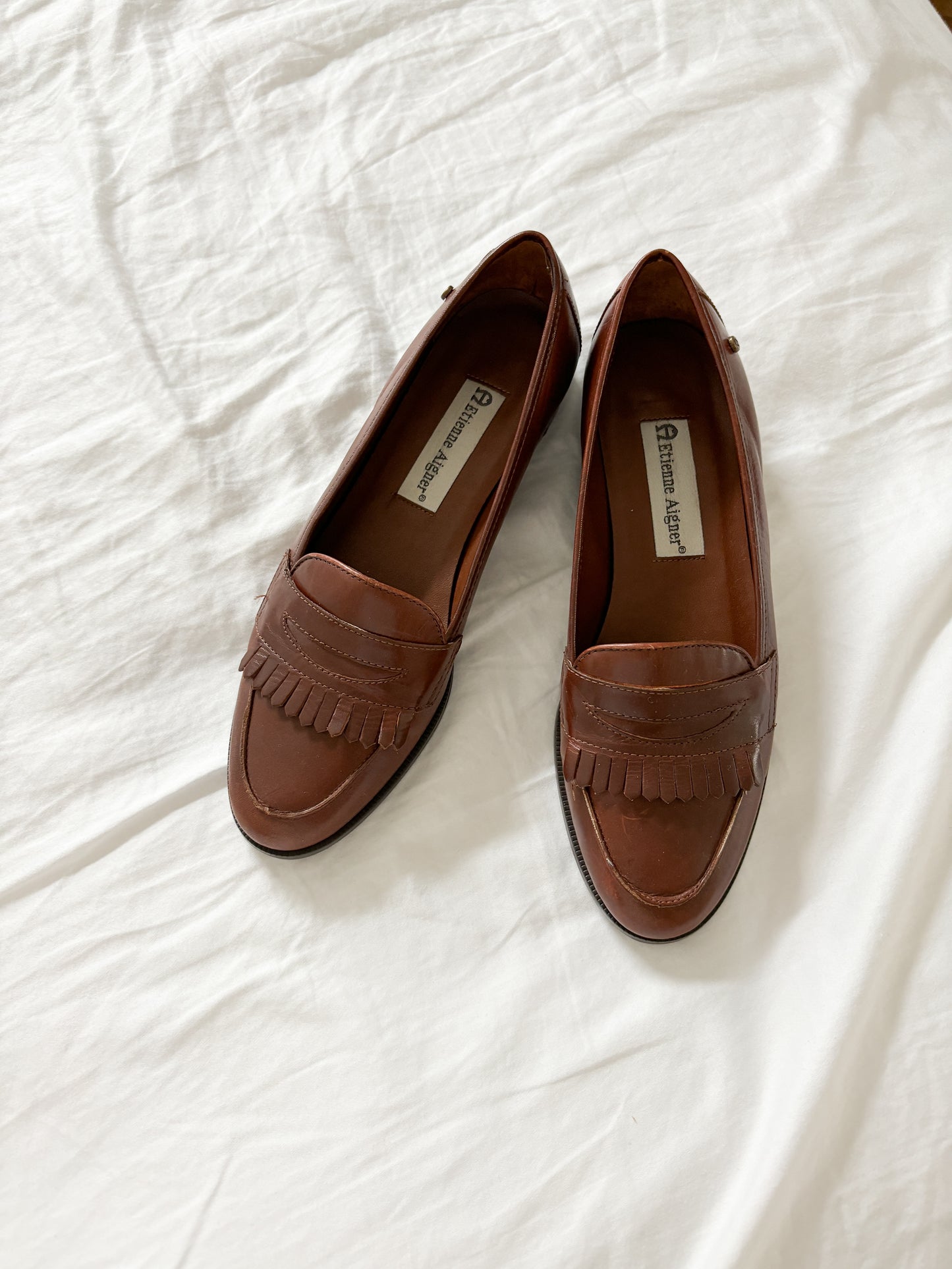 Vintage Leather Mules (7)