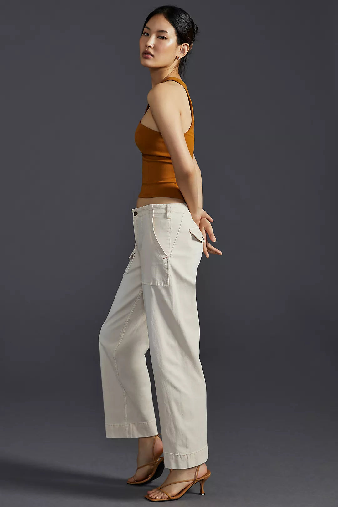 Anthropologie Pilcro Low Rise Relaxed Trousers (32/33”)