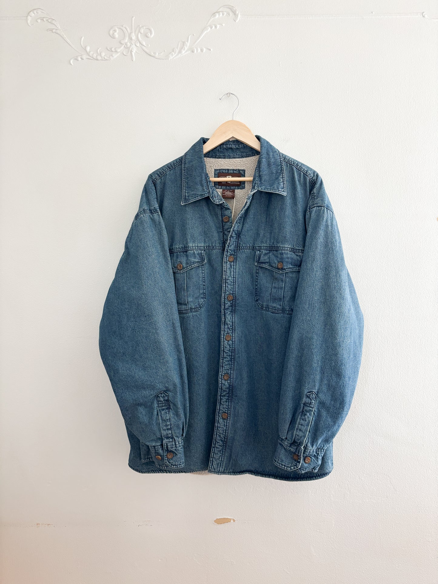 Levis Denim Sherpa Lined Shacket (XXL)