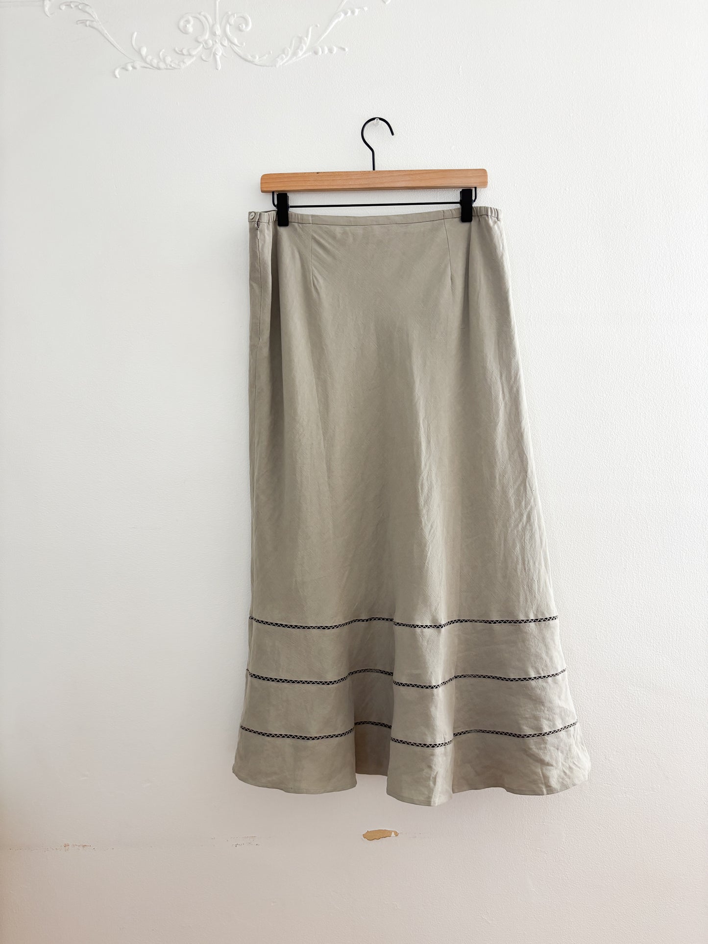Nwot Silk Blend Skirt