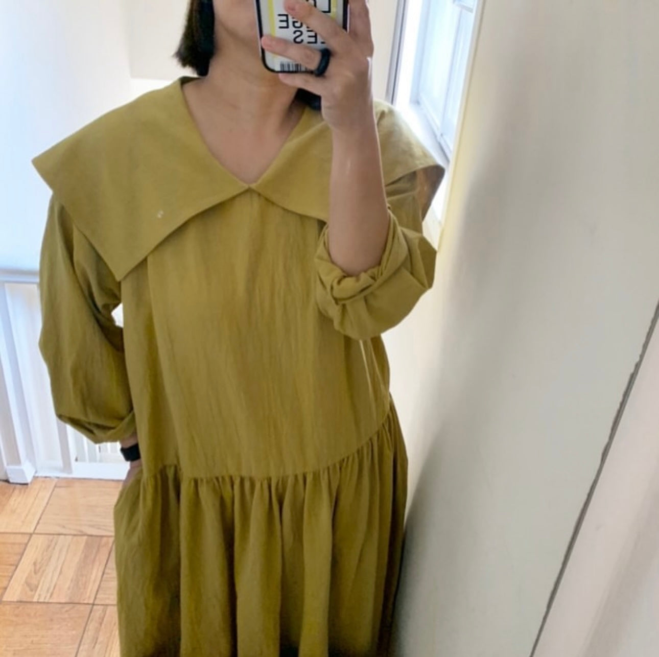 April Meets October Collared Dress (OS)