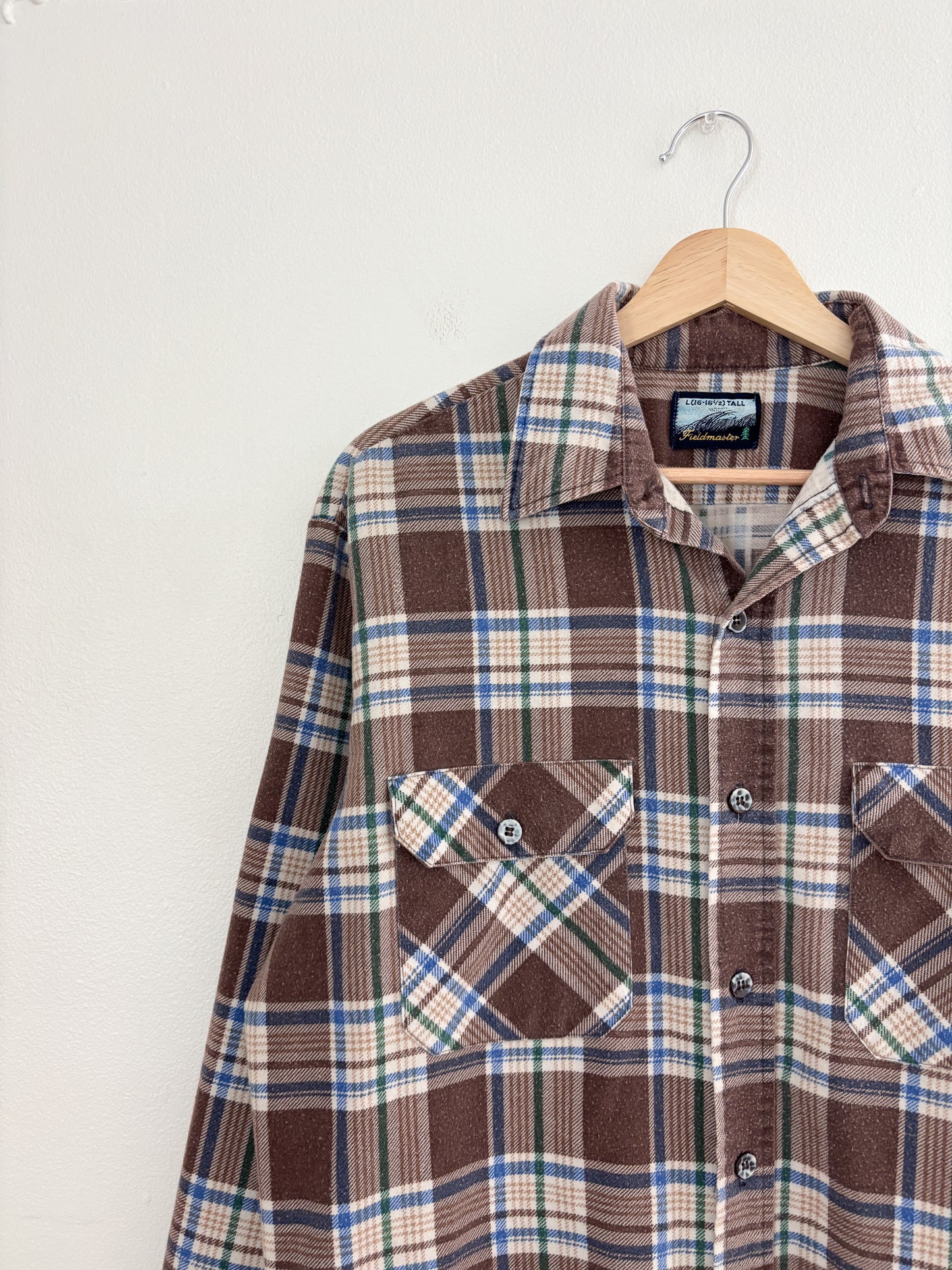 Vintage Fieldmaster Plaid Flannel (L)