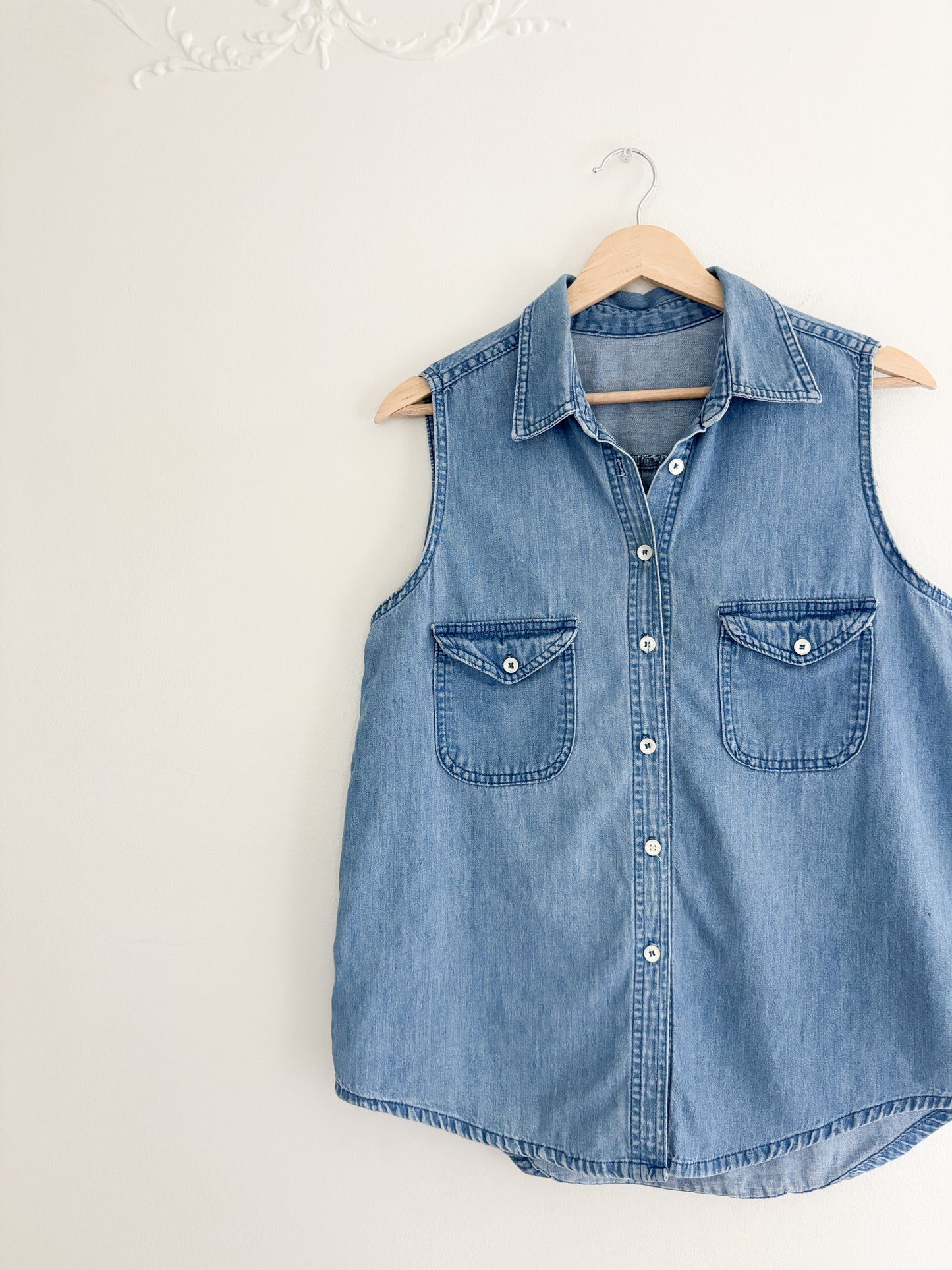 Vintage Denim Tank Top (M/L)