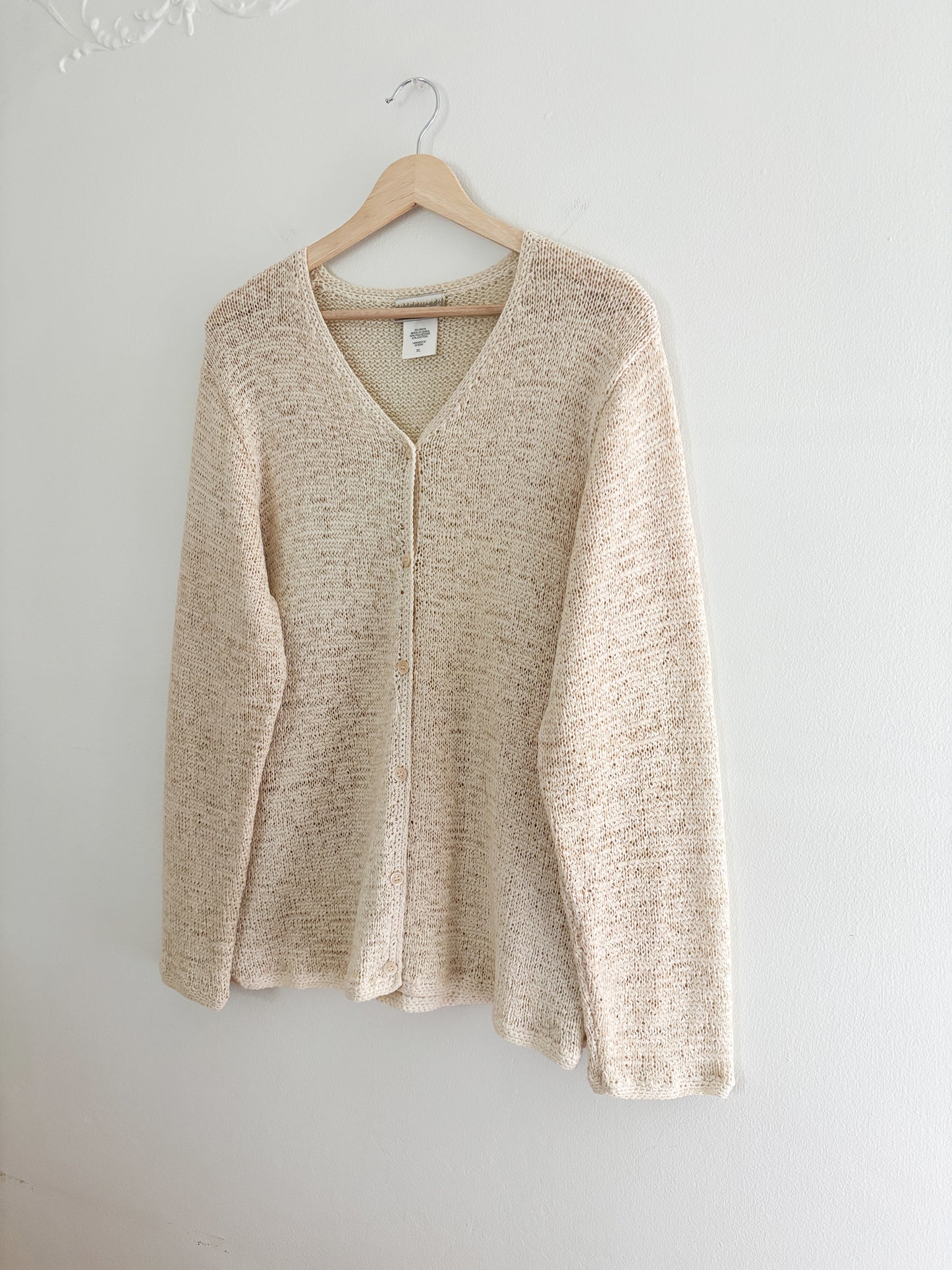 Vintage Knit Cardigan (XL)