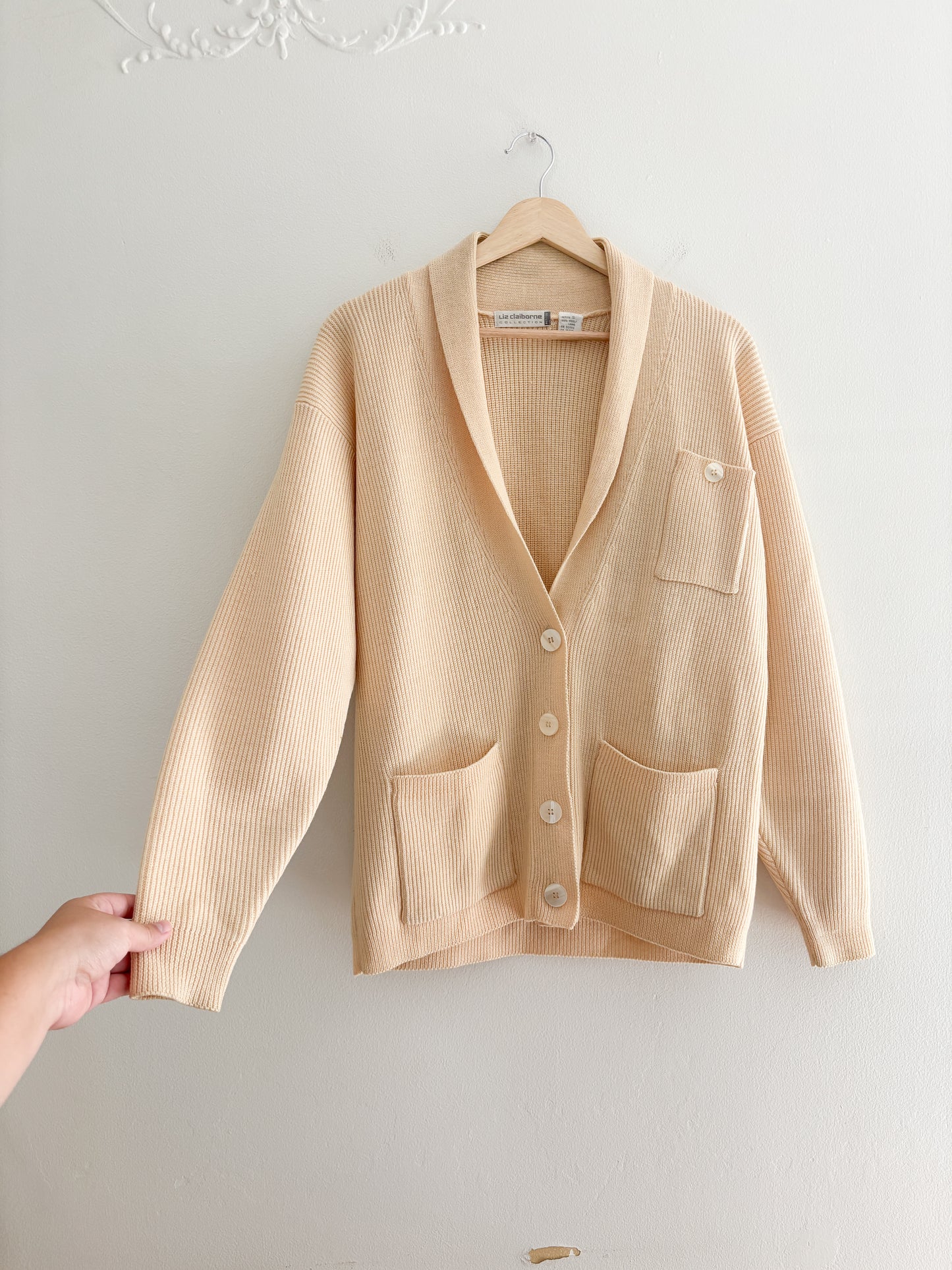 Liz Claiborne Butter Yellow Cardigan (S)