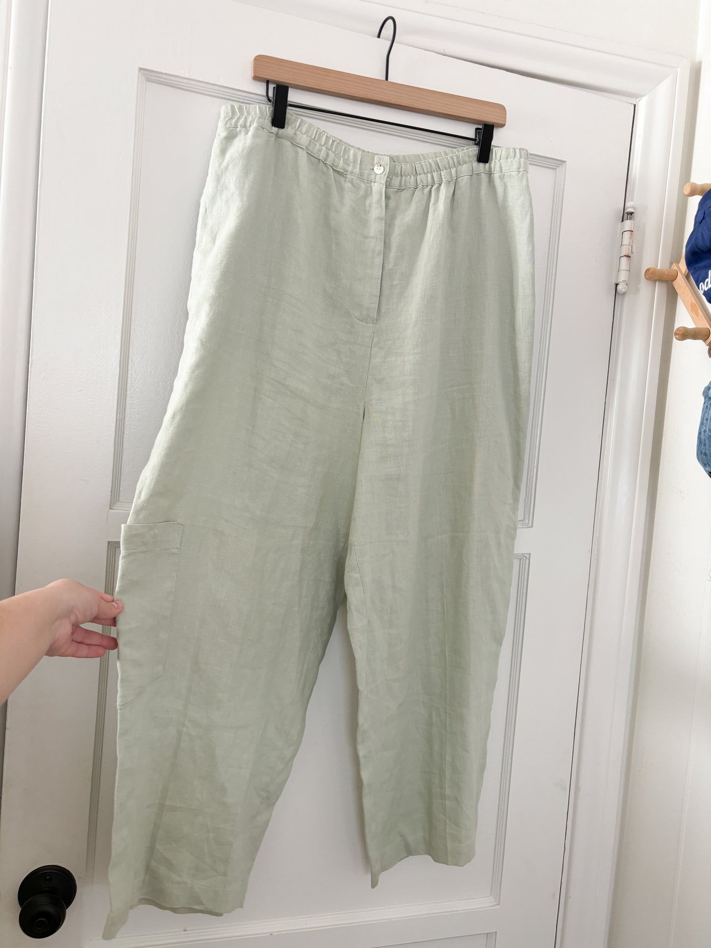 Vintage Linen Sage Set (M/L)