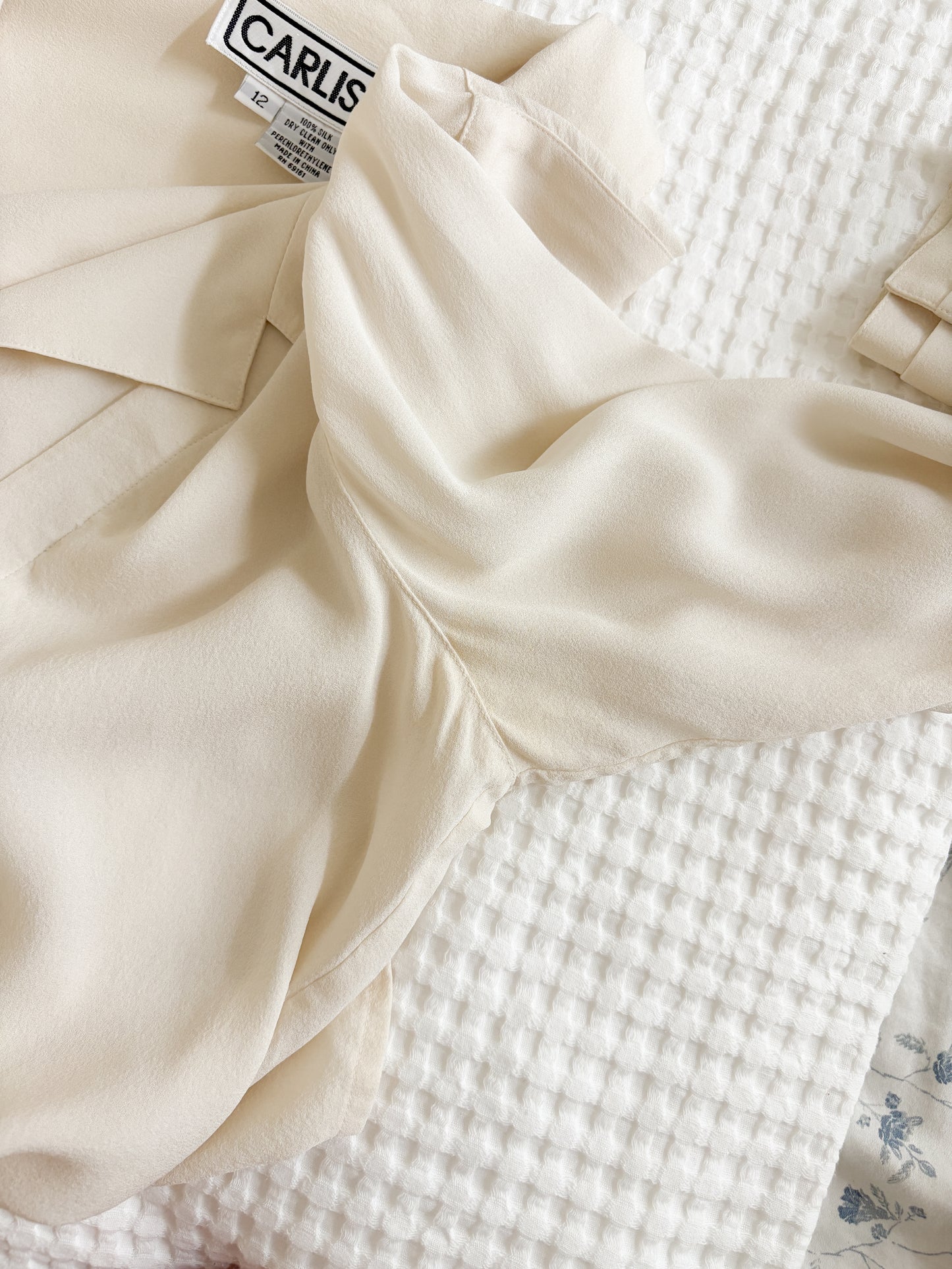 Vintage Silk Button Down (M/L)