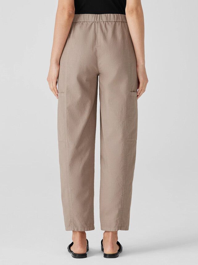 Eileen Fisher Cotton Hemp Stretch Lantern Pants (XL)