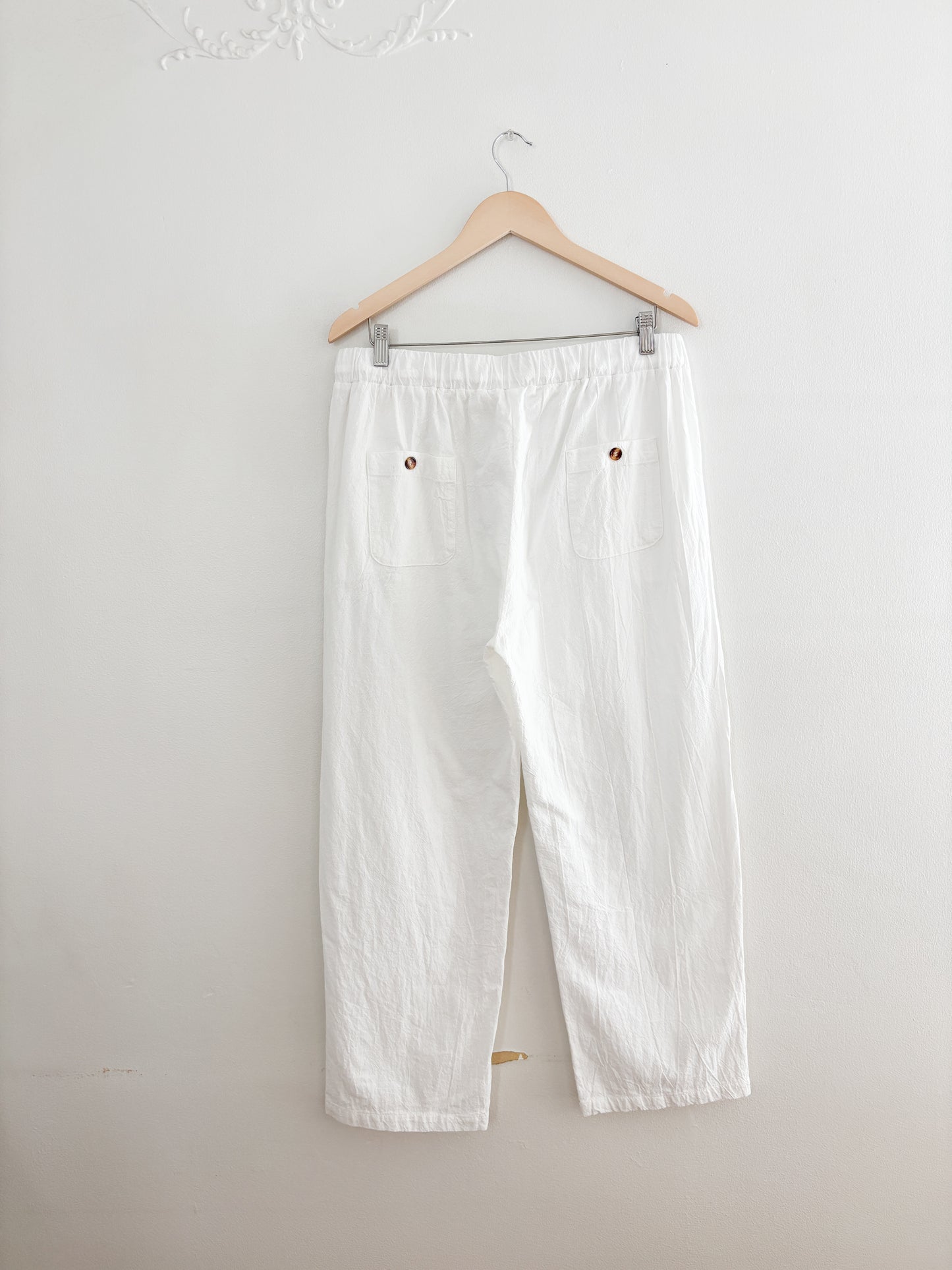 White Easy Pants (L/XL)