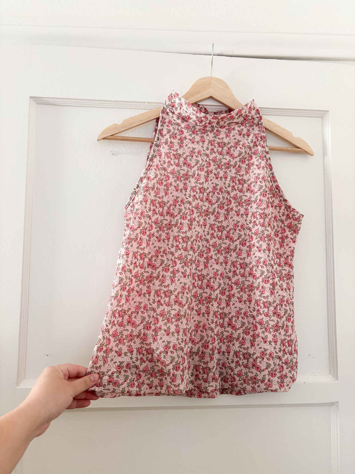 Vintage Floral Blouse (S/M)