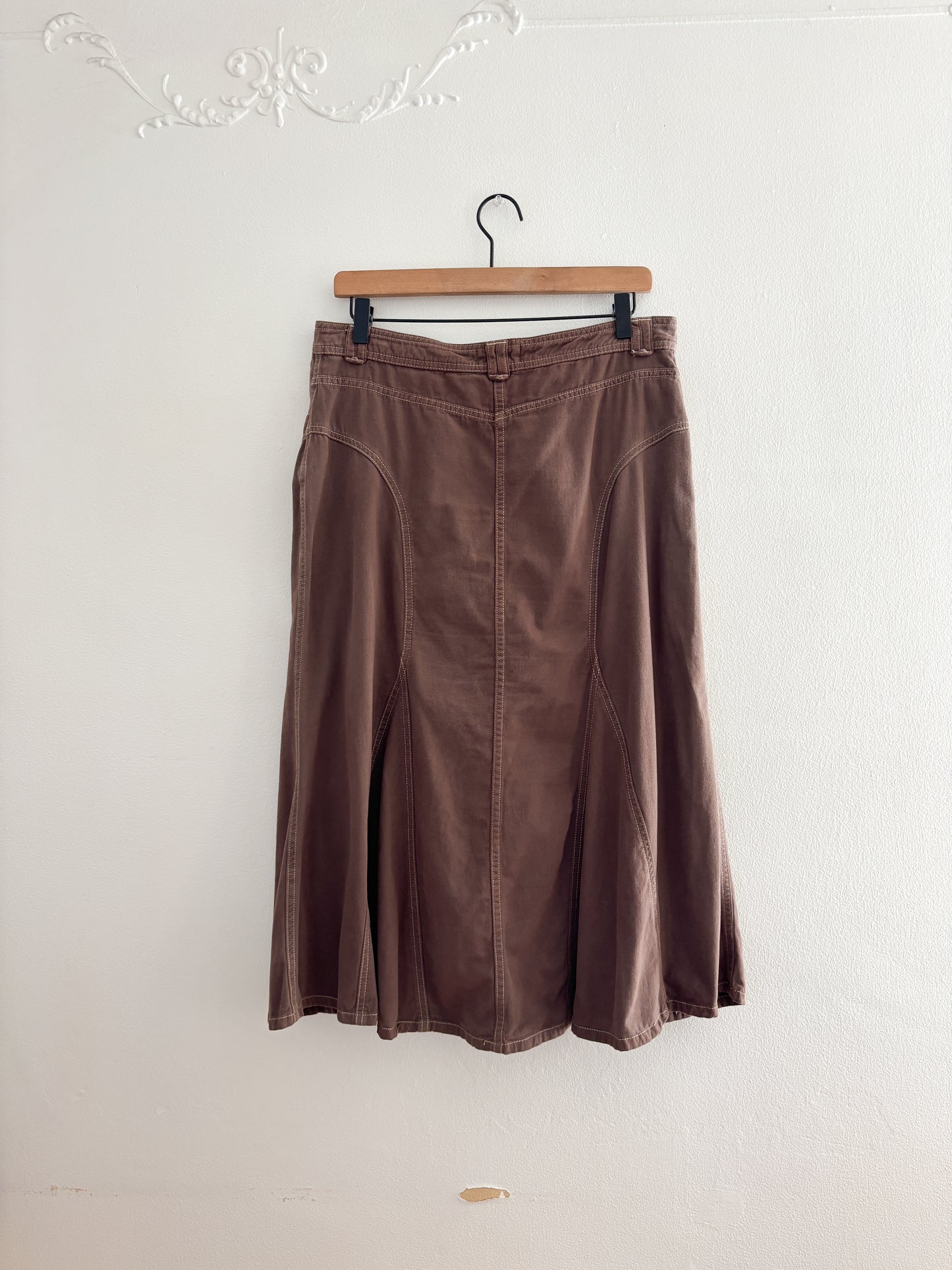 Vintage Brown Y2K Skirt (30/31”)