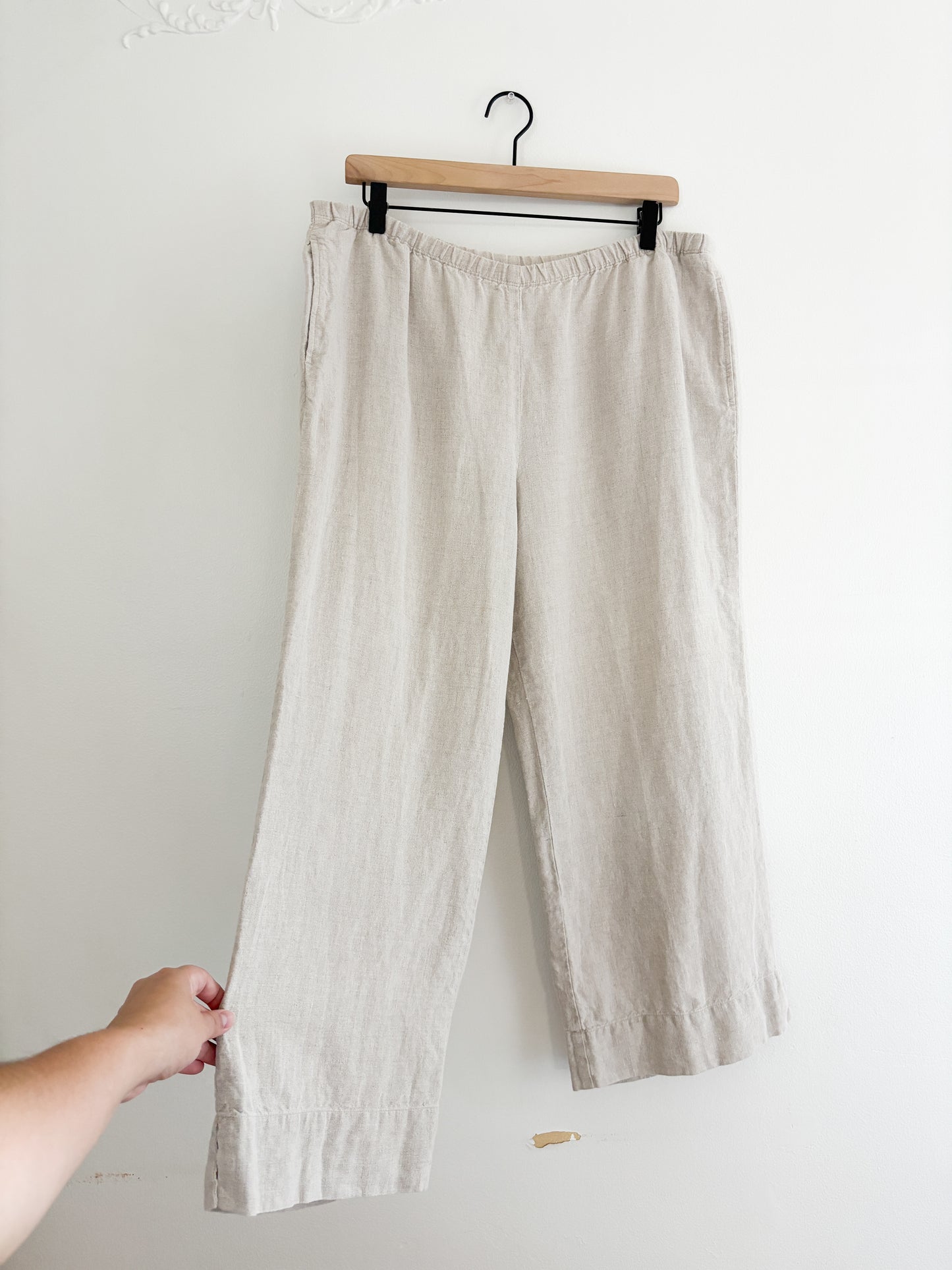 J Jill Linen Easy Pants (M)