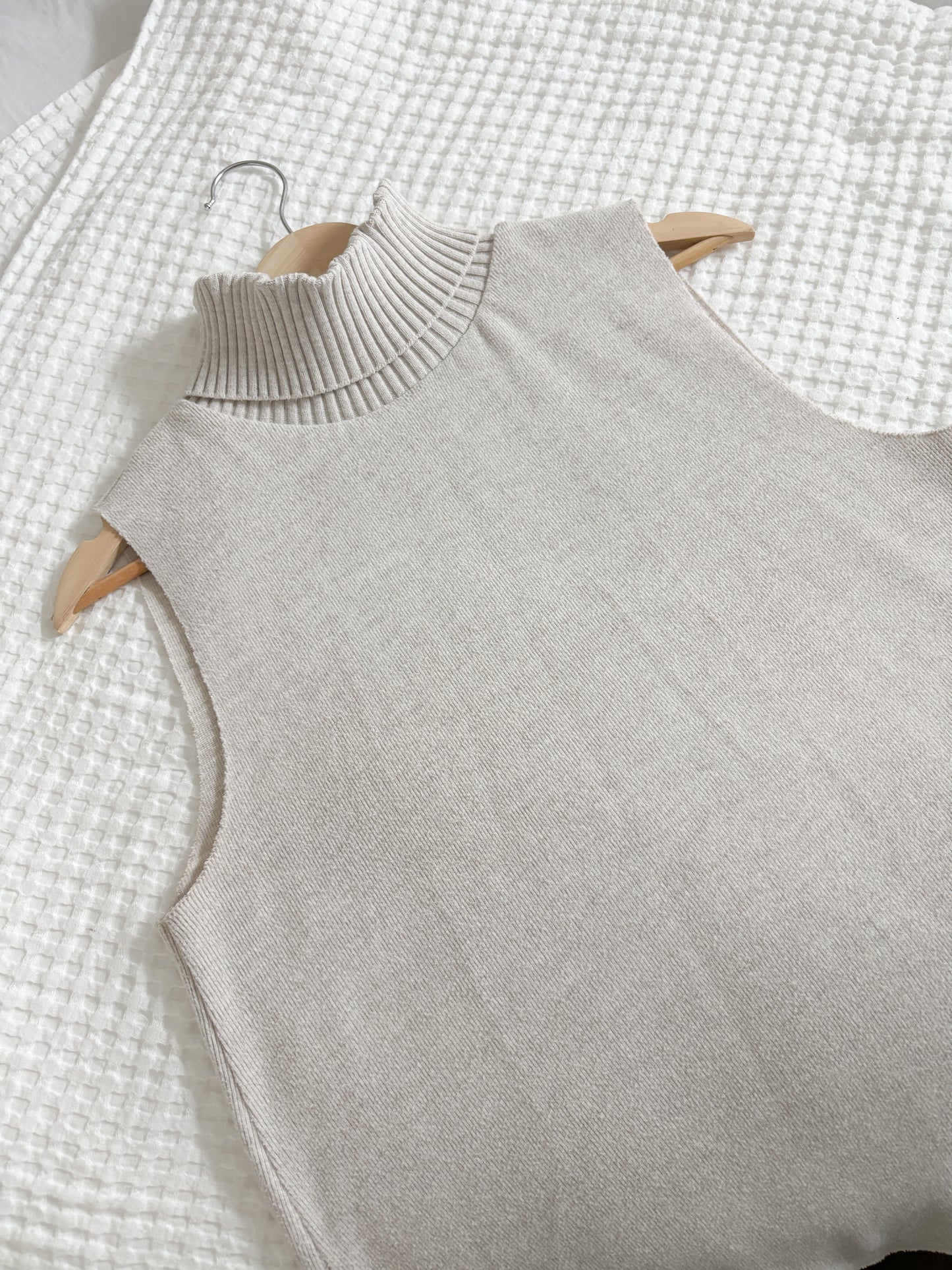 Zara Soft High Collar Top (L)