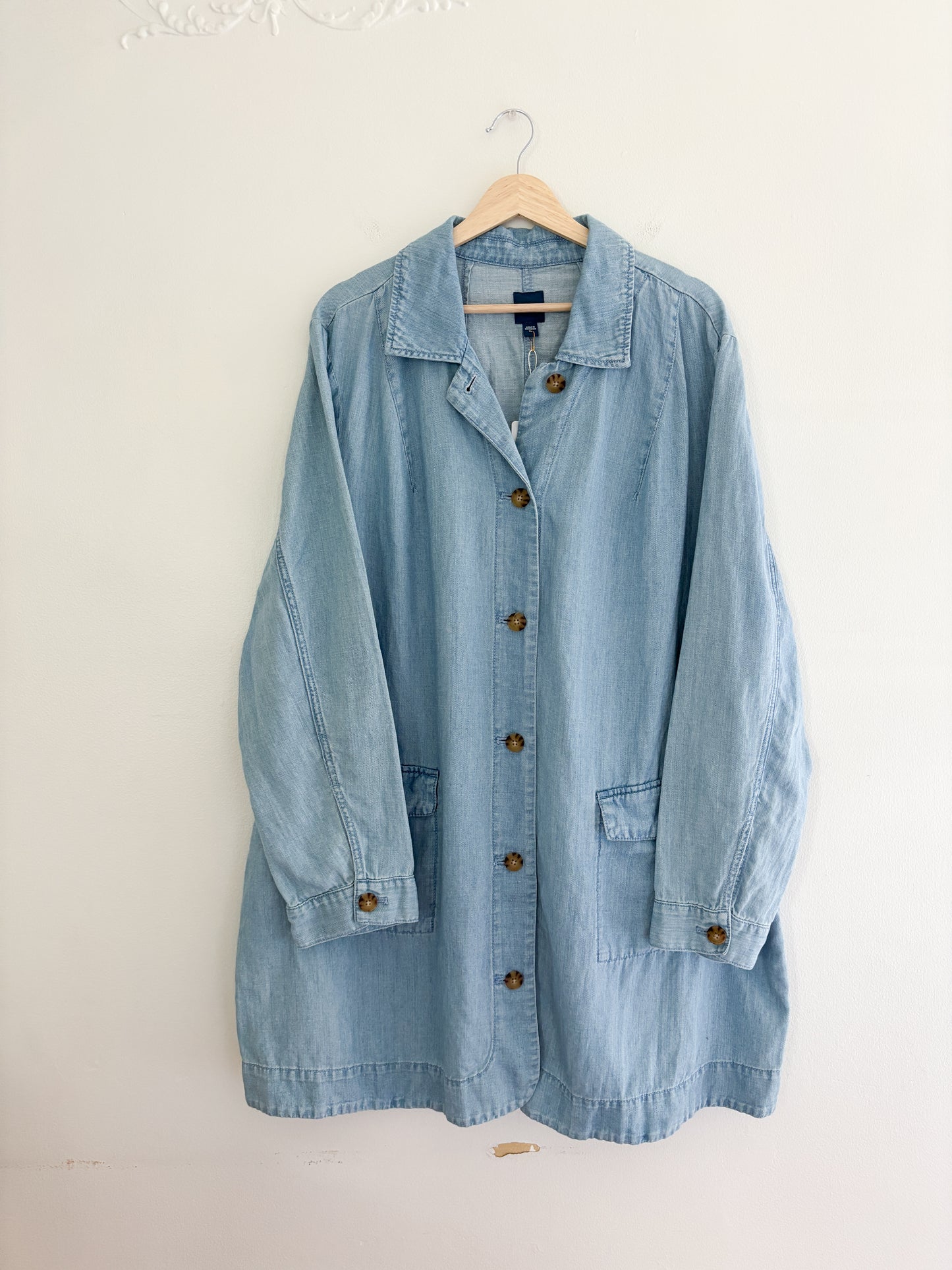 J Jill Button Front Duster Jacket (3X)