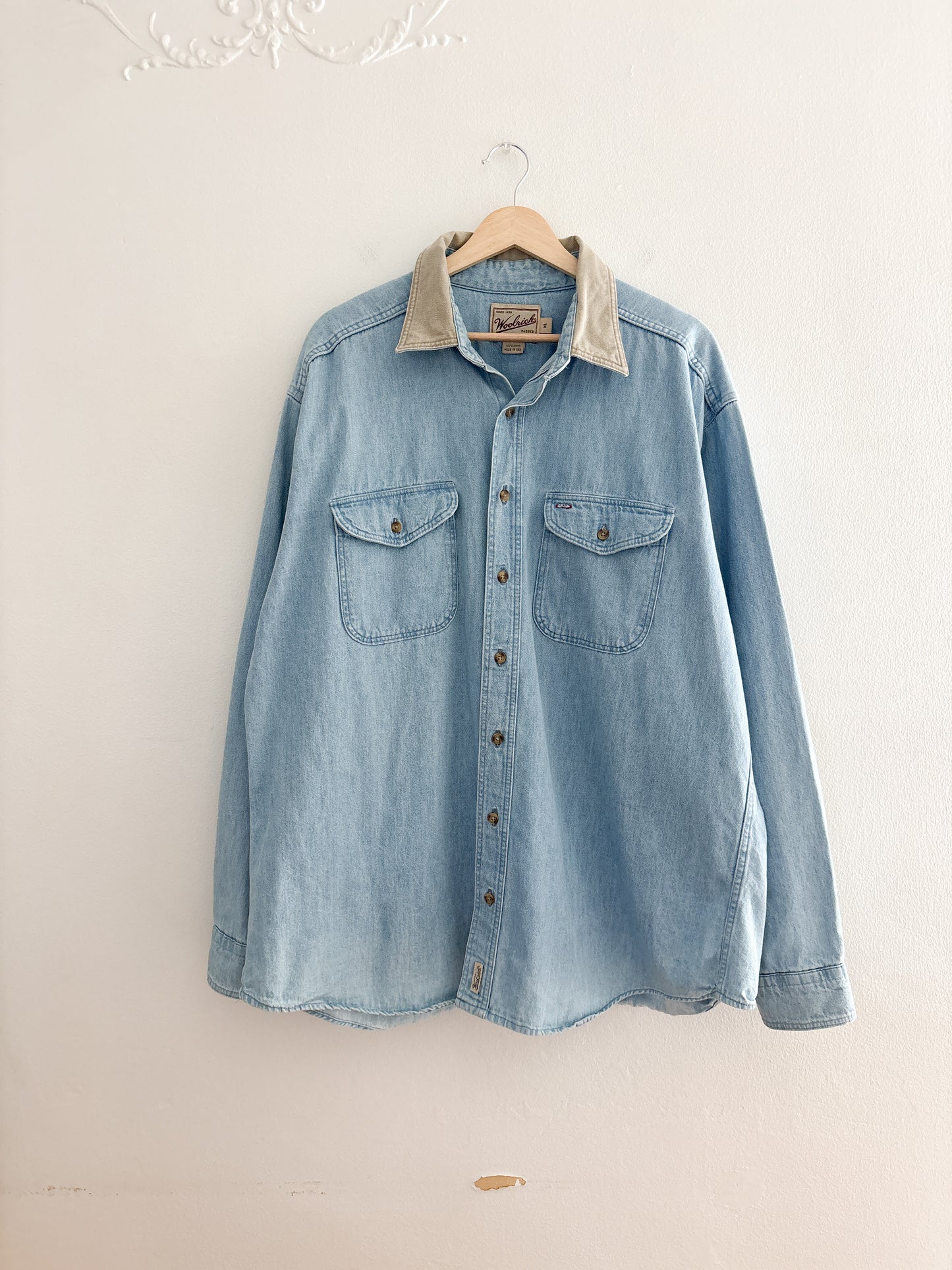 Woolrich Denim Button Up (XL)