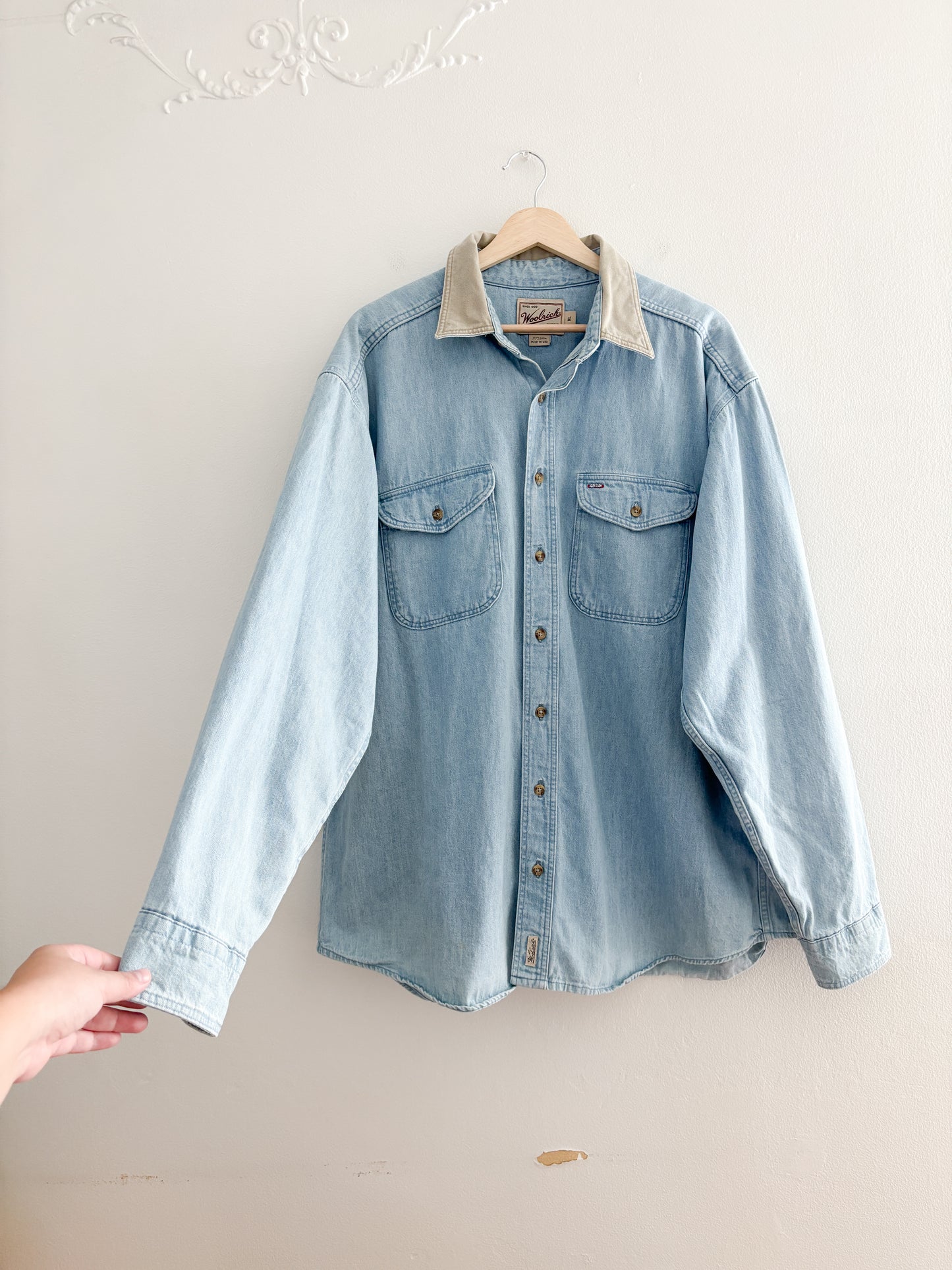 Woolrich Denim Button Up (XL)