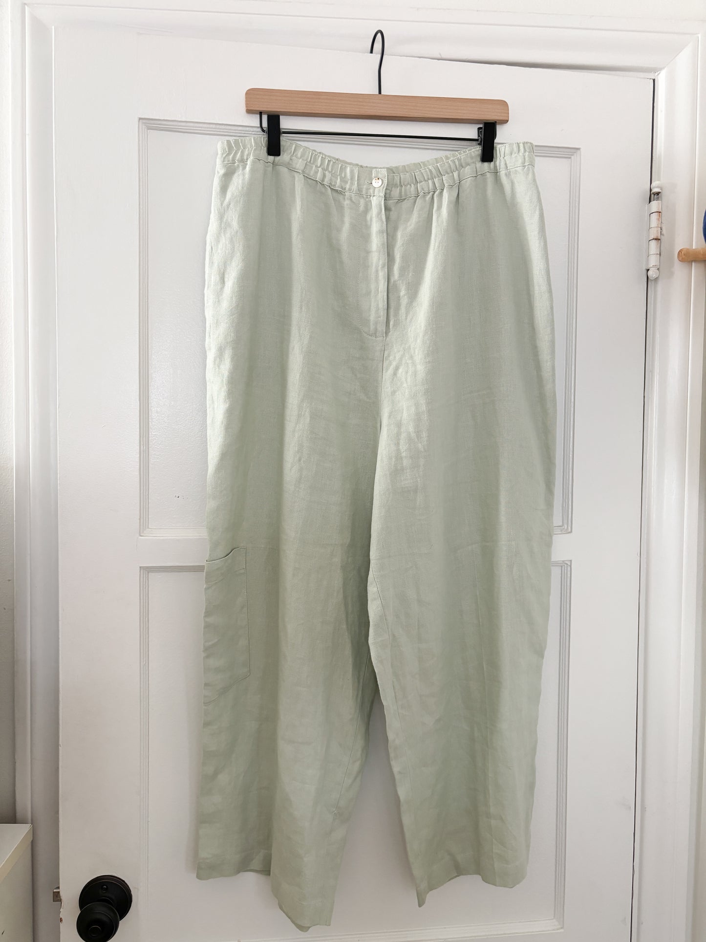 Vintage Linen Sage Set (M/L)