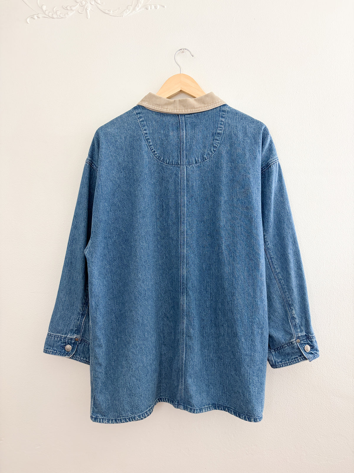 Vintage Route 66 Denim Jacket (L)