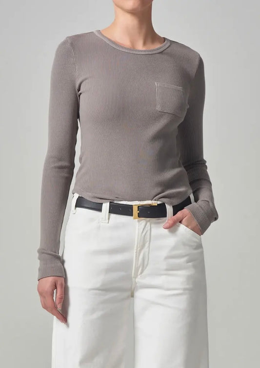 Citizens of Humanity Ribbed Long Sleeve (XS)