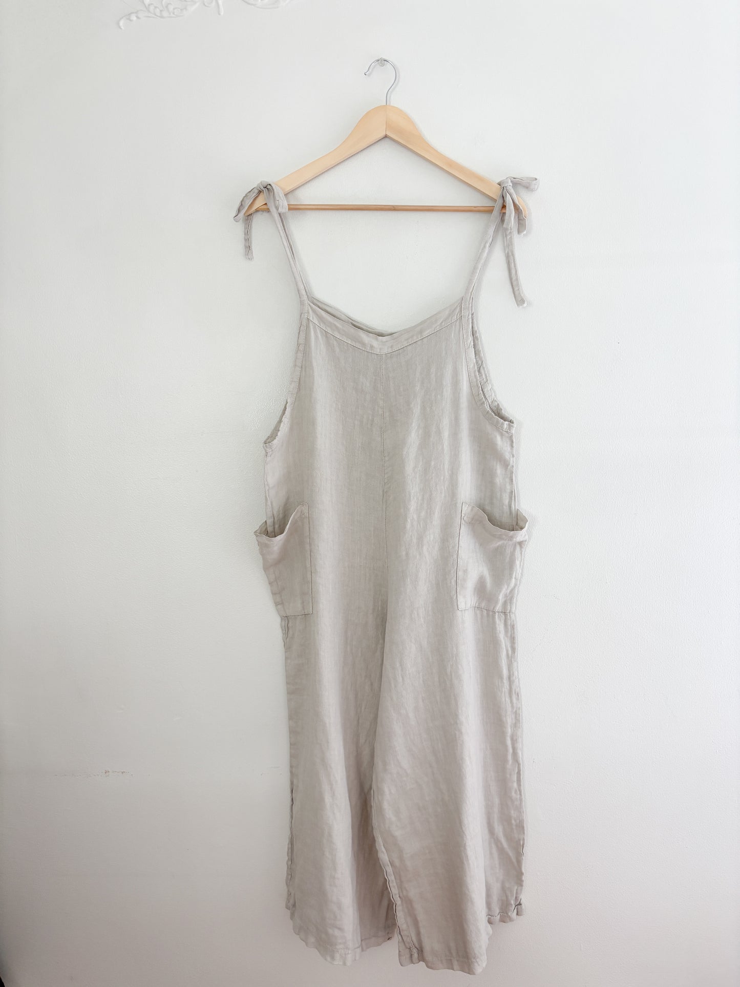 Linen Overall Jumpsuit (OS)