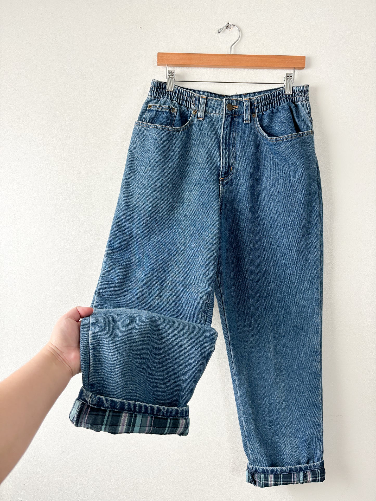 Vintage Flannel Lined Lee Jeans