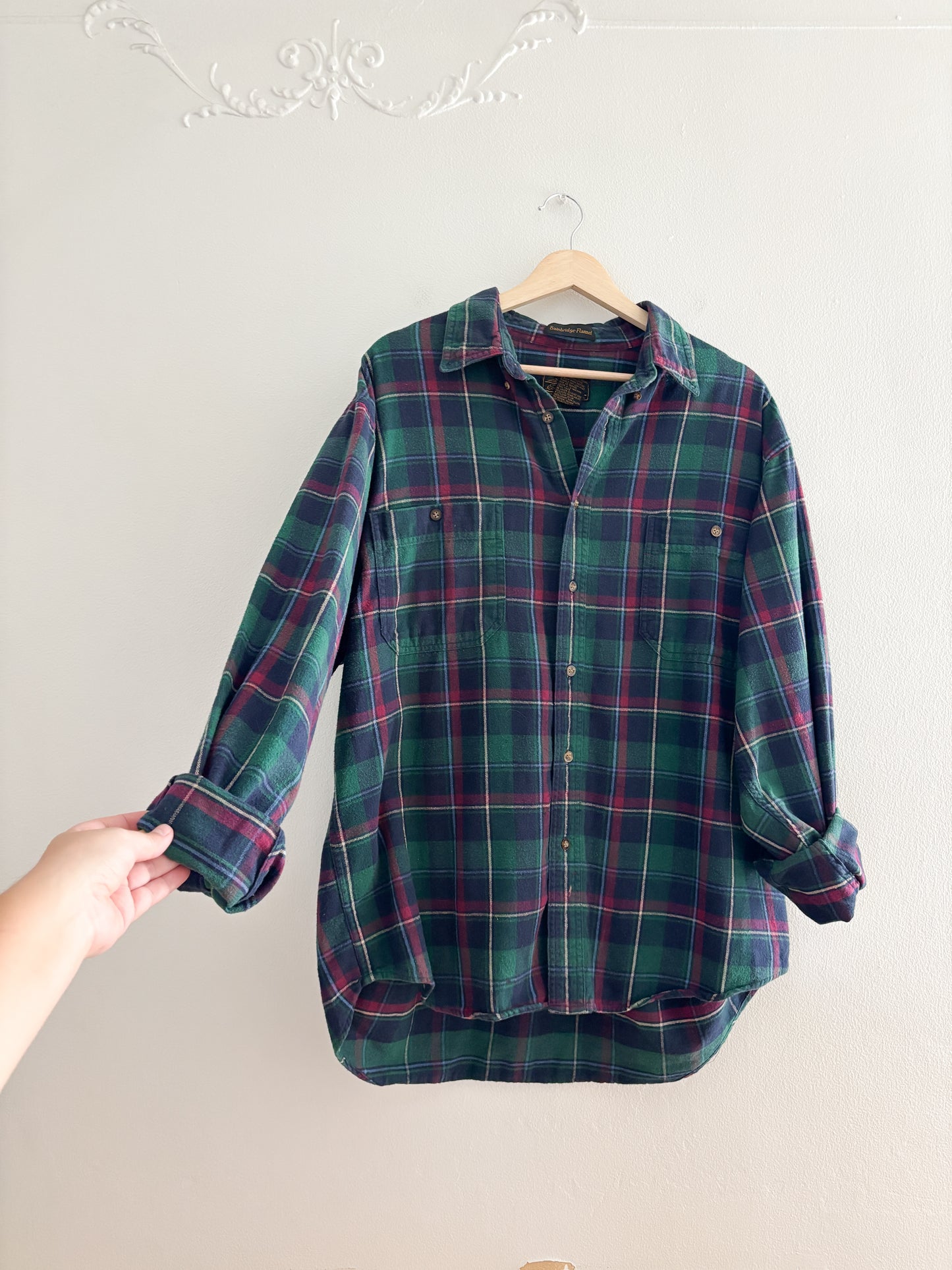 Vintage Eddie Bauer Plaid Flannel (XL)