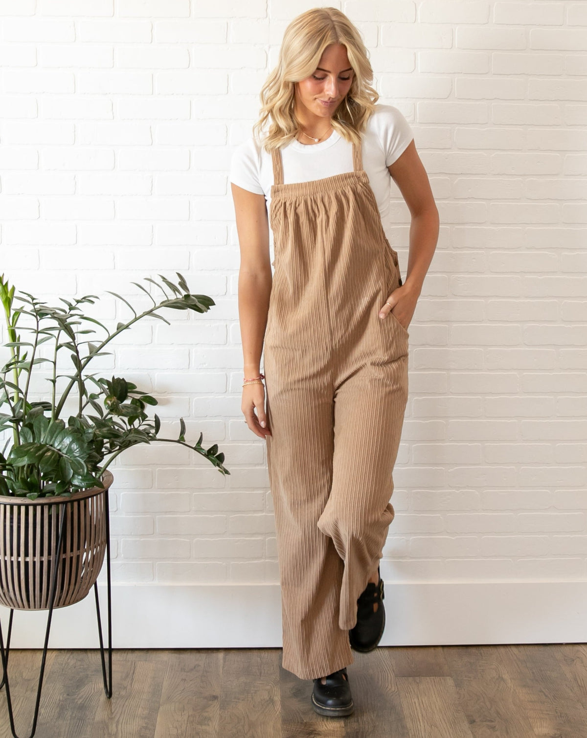 EE:SOME Corduroy Overalls (S)